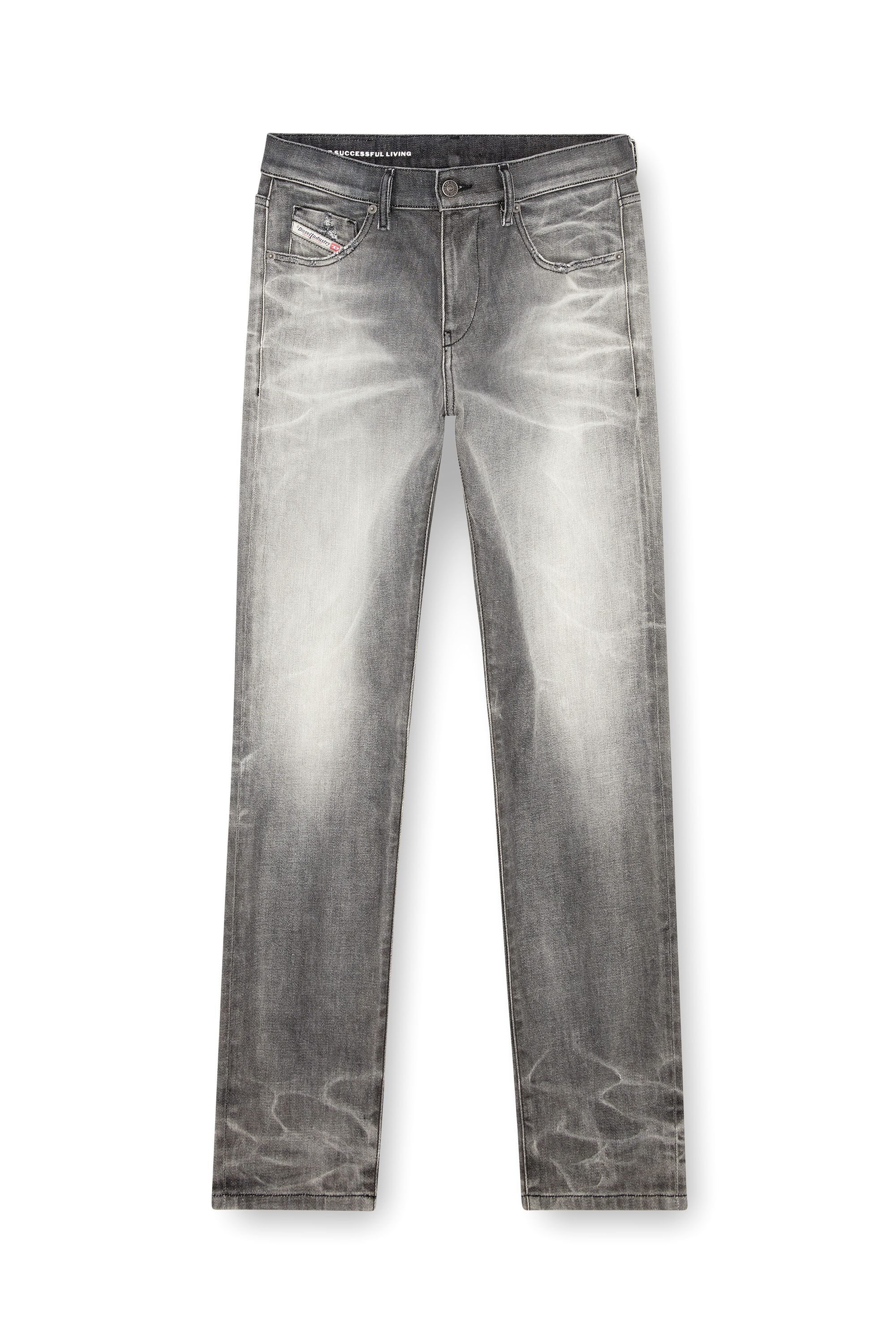 Diesel - Male Slim Jeans 2019 D-Strukt 09J58, ダークグレー - Image 2