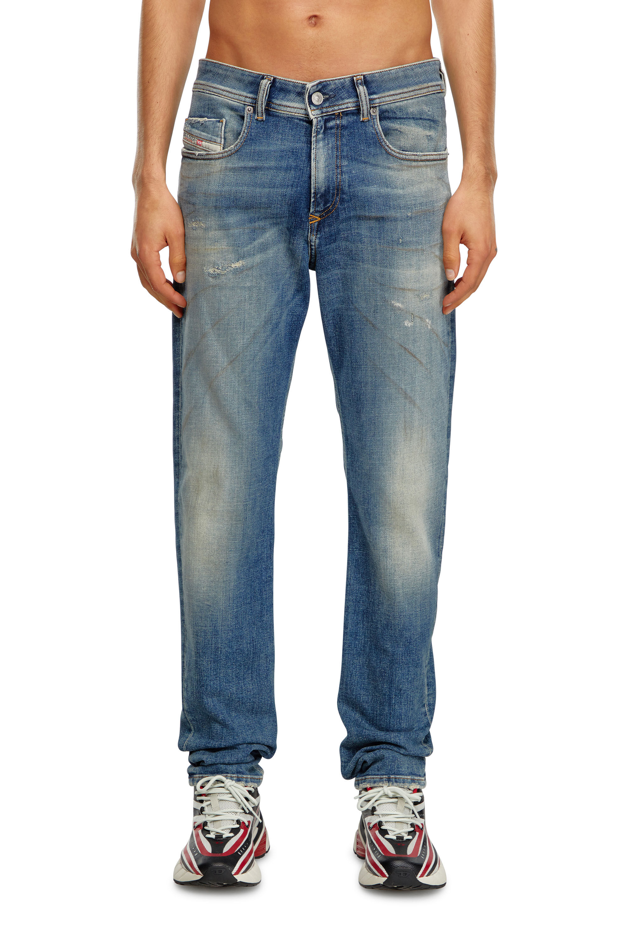 Diesel - Male Skinny Jeans 1979 Sleenker 09J22, ミディアムブルー - Image 3