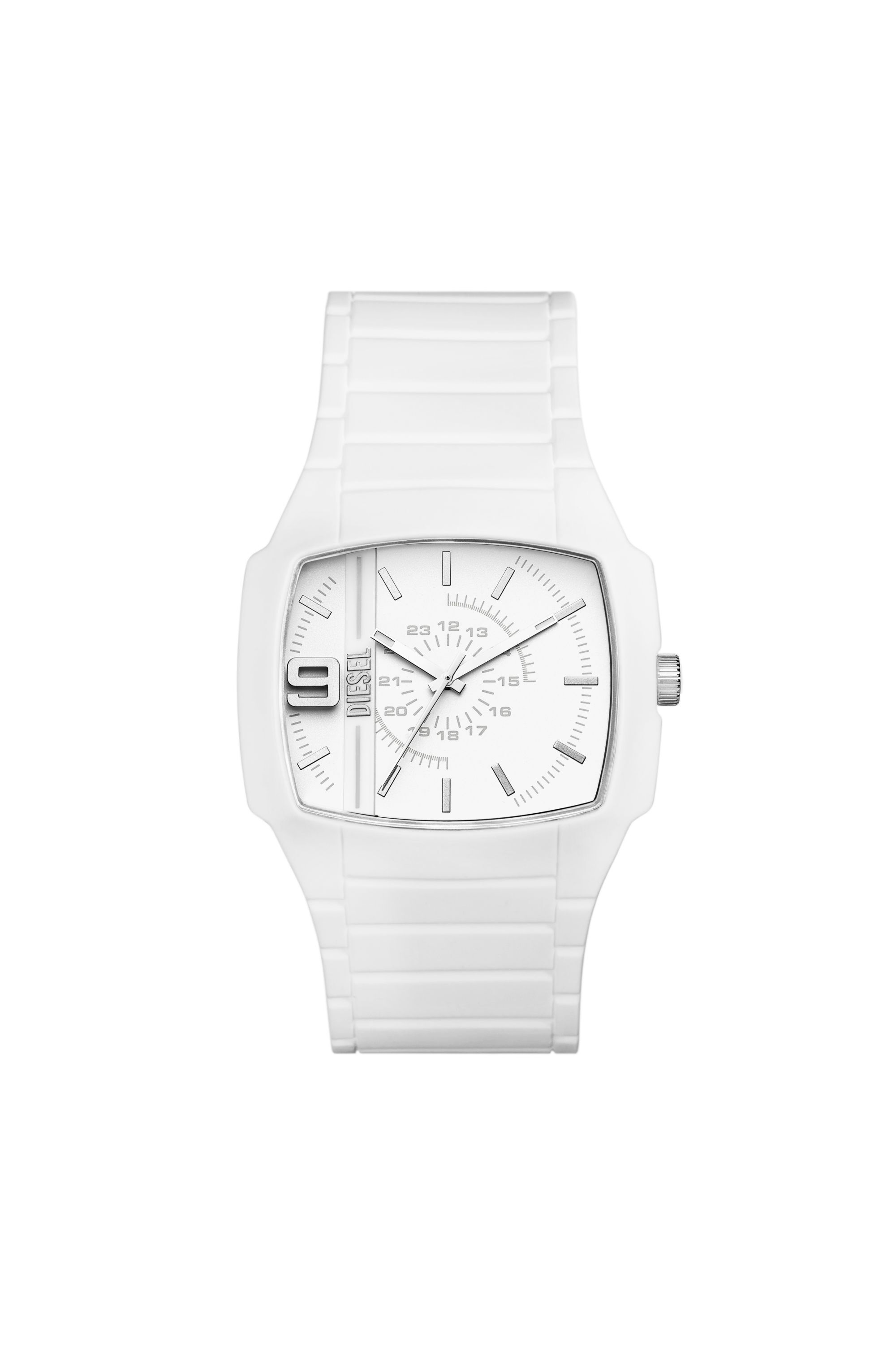 DZ2204 Cliffhanger 2.0 three-hand white silicone watch｜ホワイト ...
