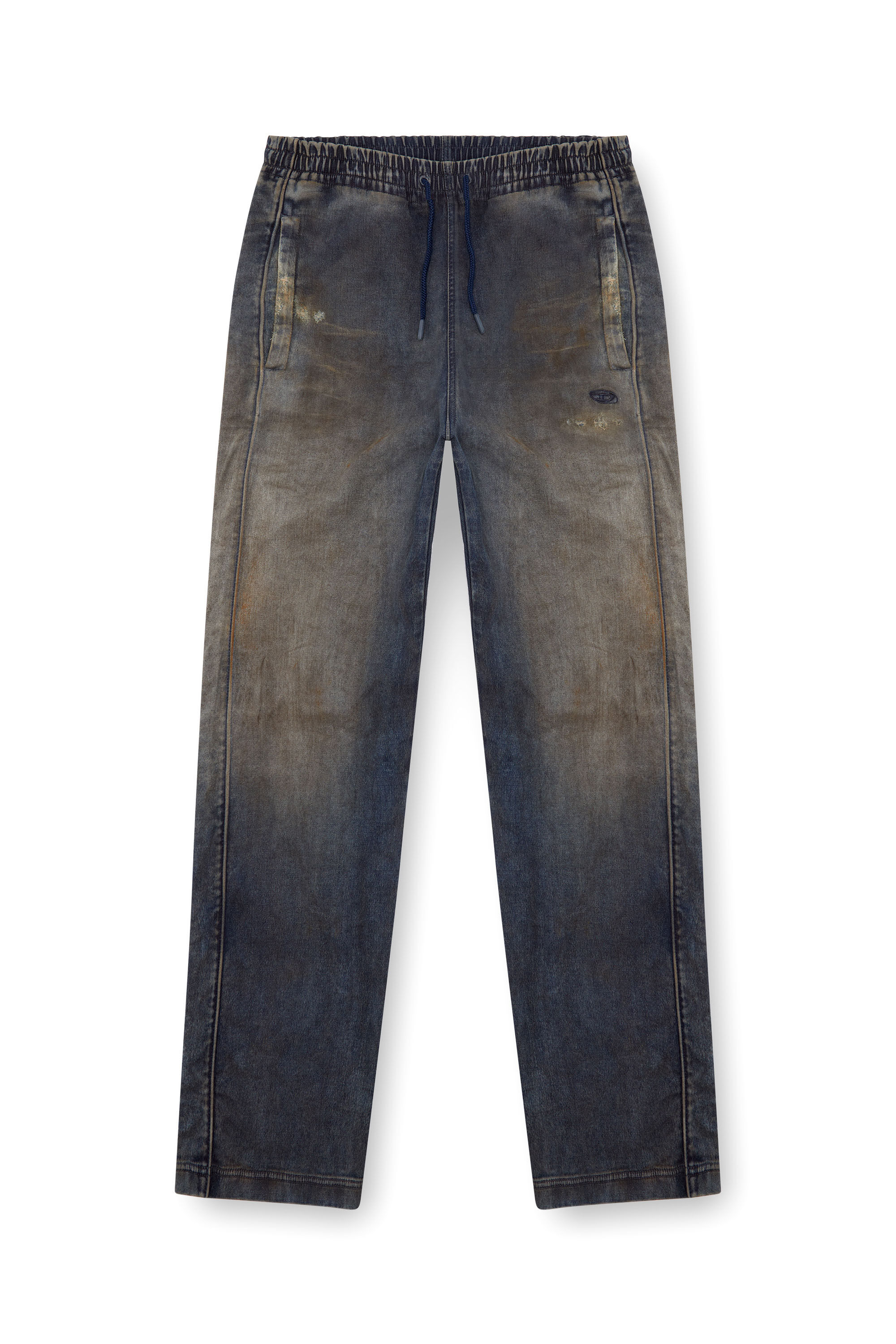 Diesel - Male Straight D-Martians Track Denim 068LV, ダークブルー - Image 2