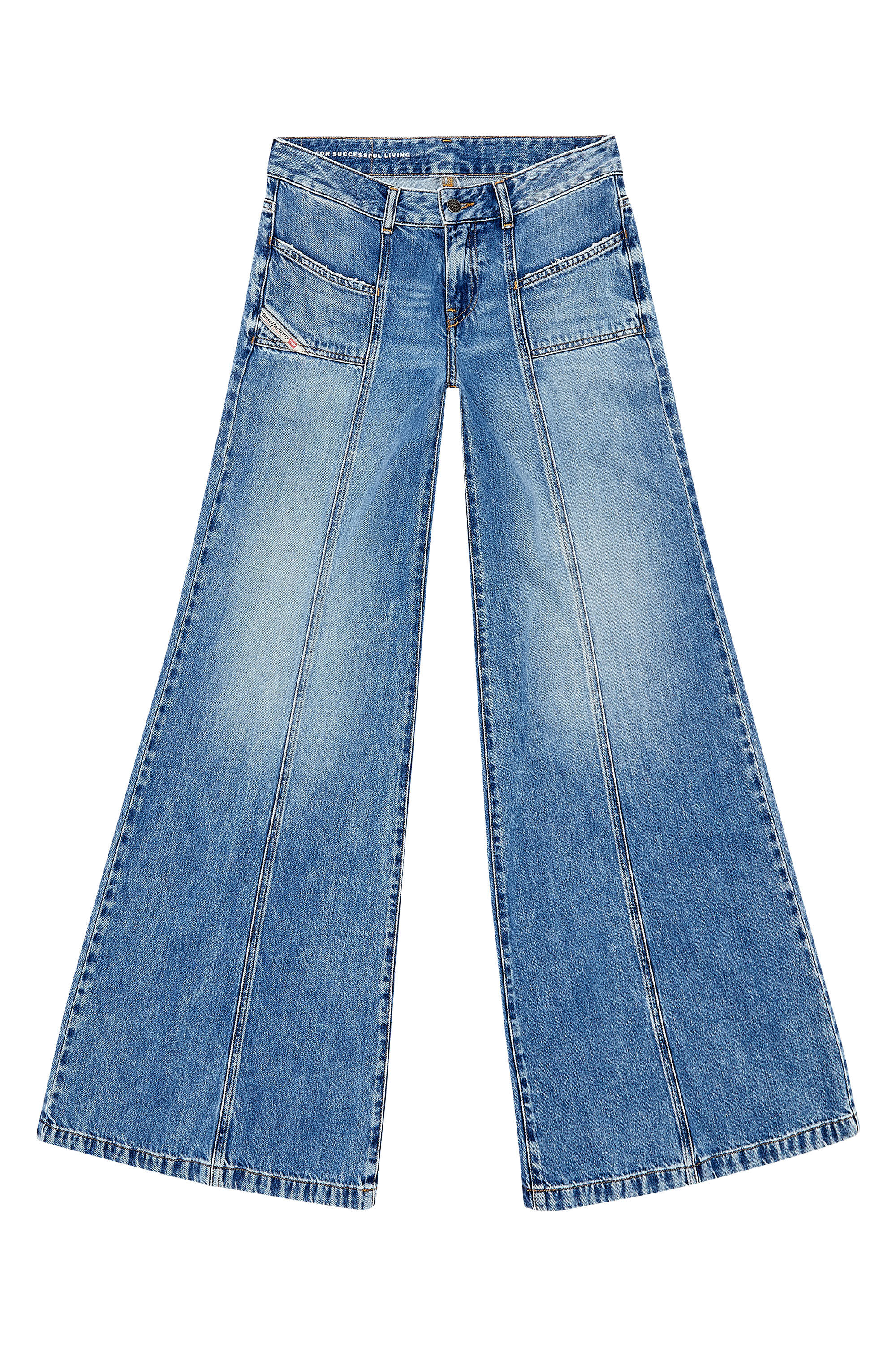 ブーツカットフレア Jeans - D-Akii | ミディアムブルー | ウィメンズ 