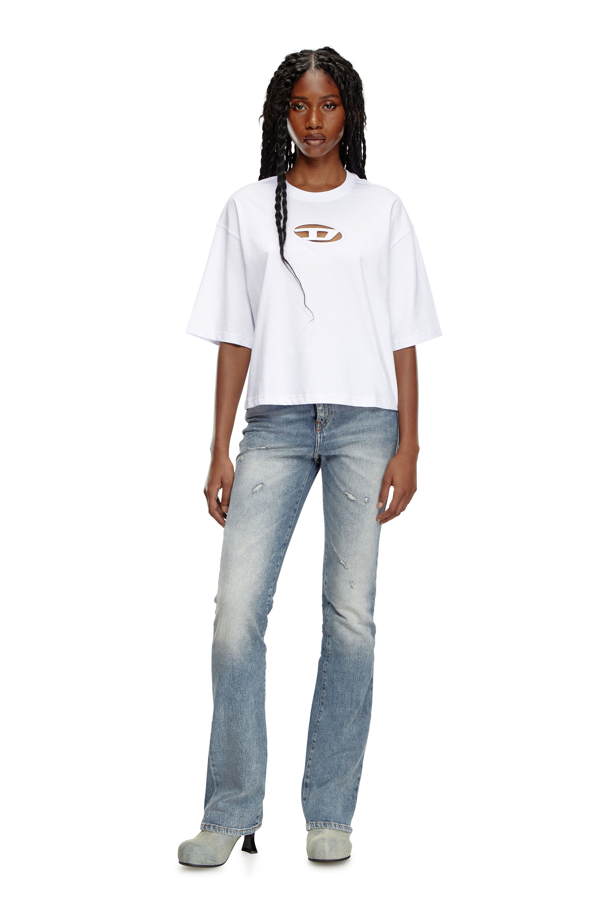 Diesel - T-ROWY-OD, Female Tシャツ in ホワイト - Image 1