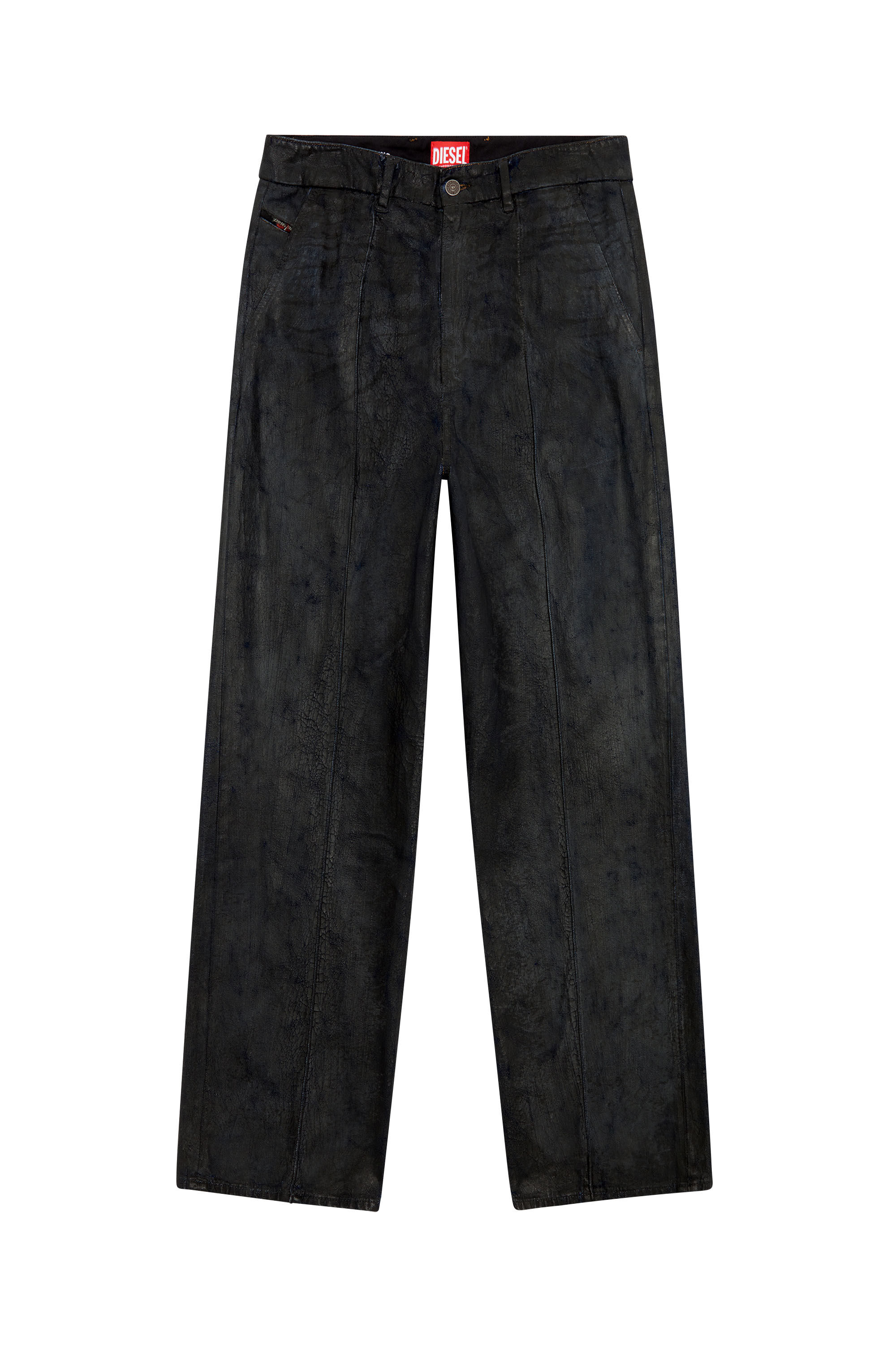 ストレート Jeans - D-Chino-Work | ブラック/ ダークグレー | メンズ 