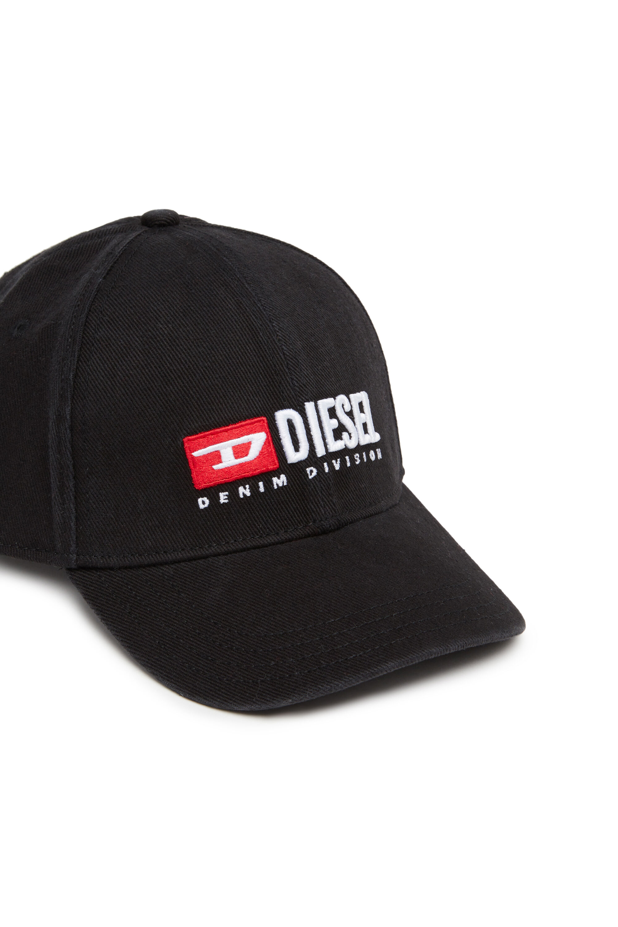 Diesel - CORRY-DIV-WASH, Male ユニセックスキャップロゴ in ブラック - Image 3