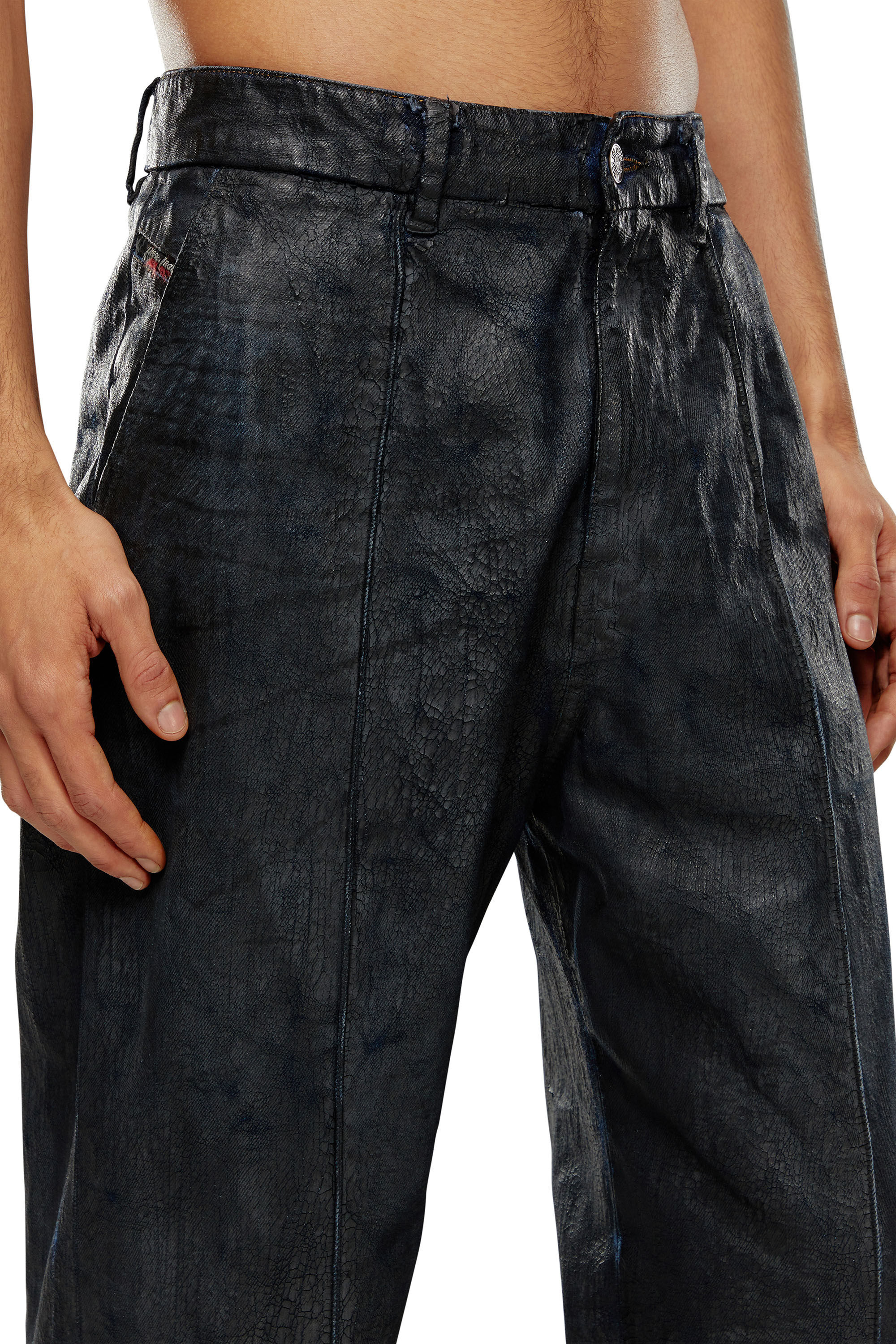 ストレート Jeans - D-Chino-Work | ブラック/ ダークグレー | メンズ 