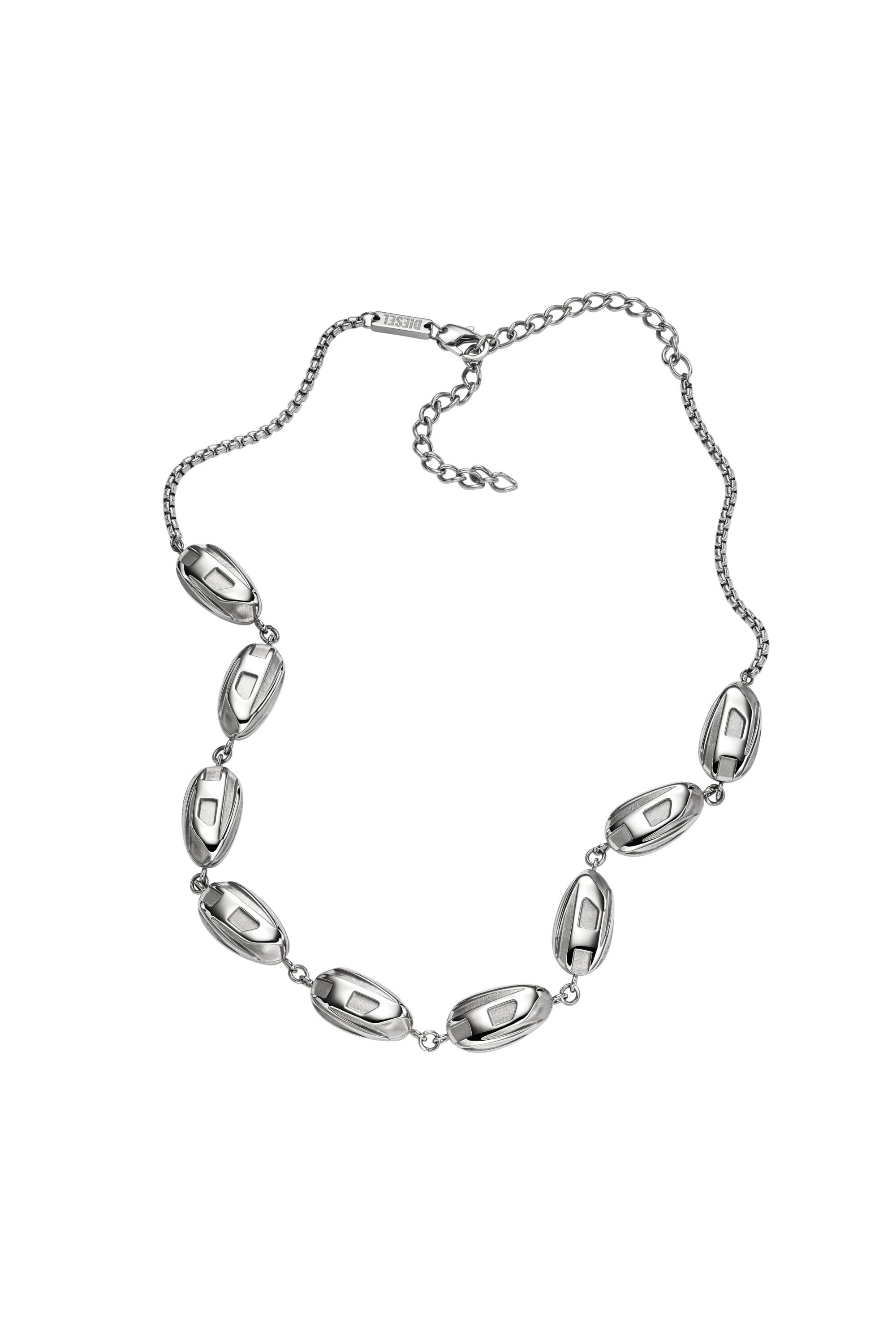Diesel - DX1481, Unisex Stainless steel chain necklace in シルバー - Image 2