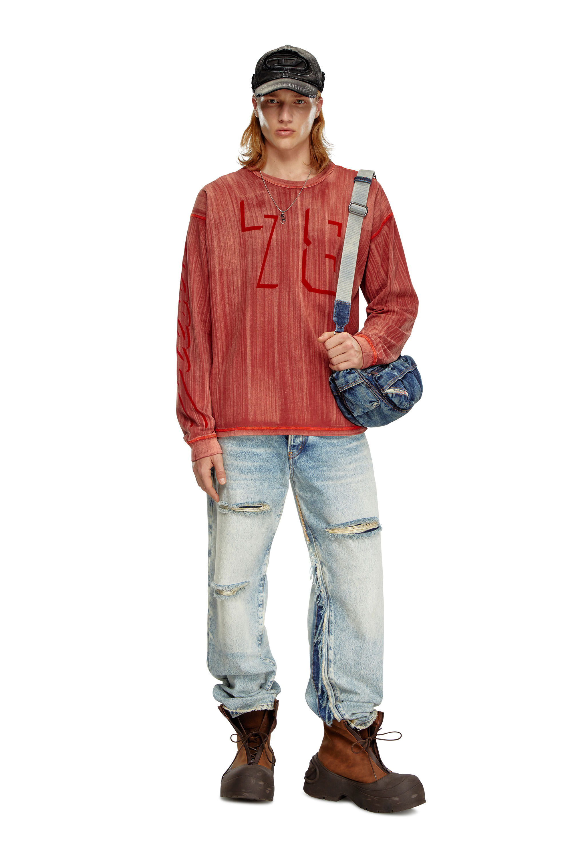 Diesel - T-BOXT-LS-Q2, レッド - Image 1