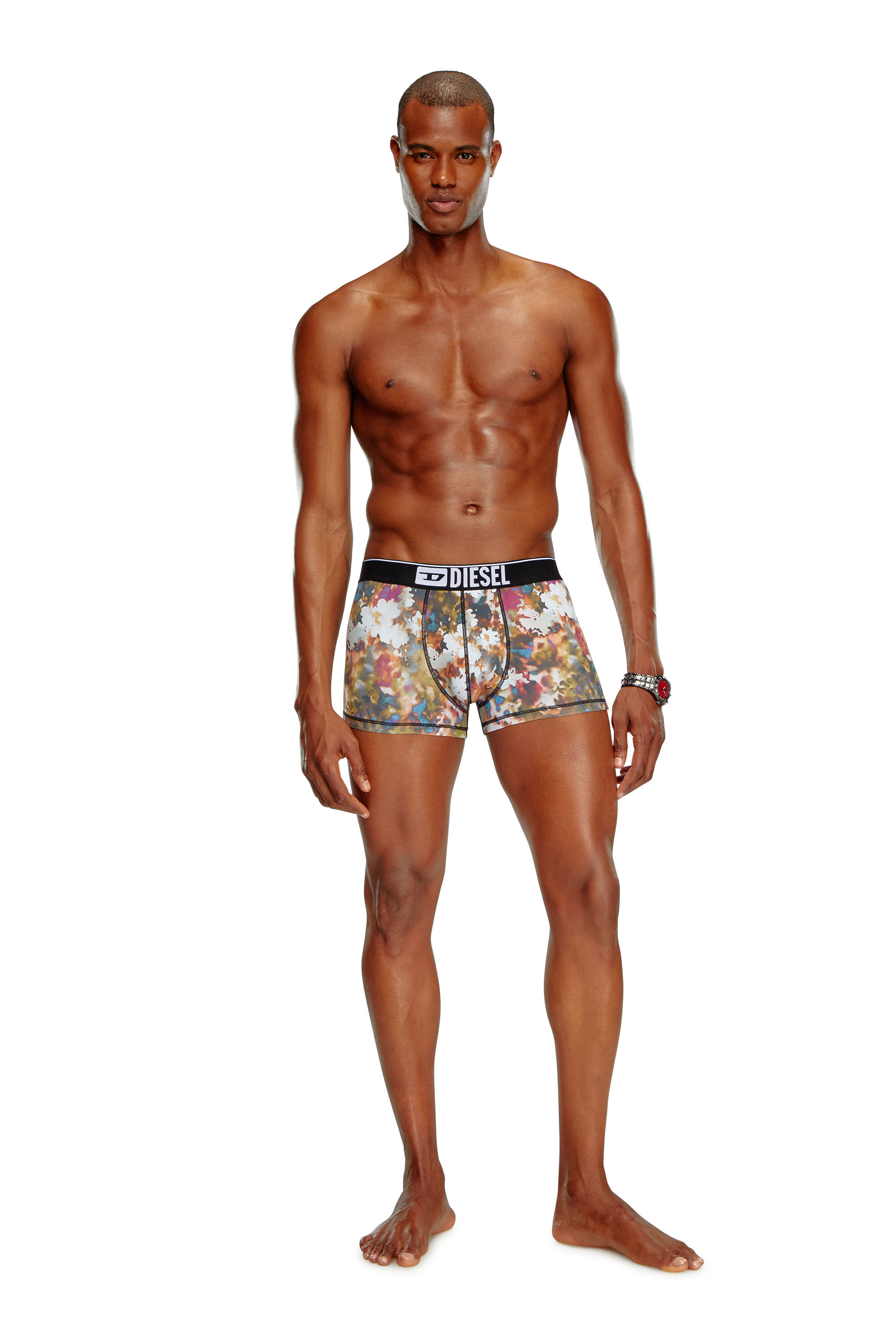 Diesel - UMBX-DAMIEN, Male Boxer briefs with abstract print in マルチカラー - Image 1