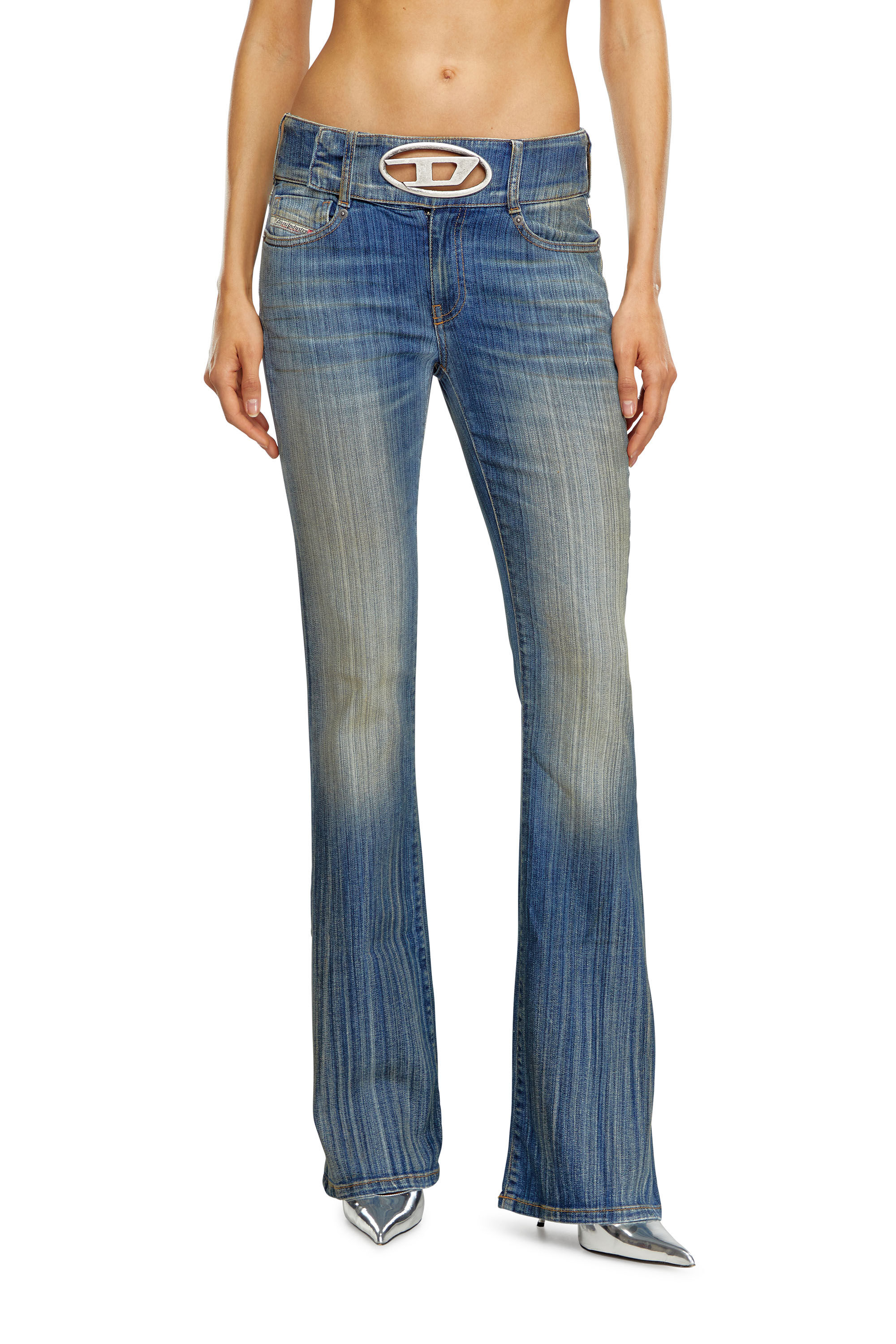 Diesel - Female Bootcut and Flare Jeans D-Propol 0CBCX, ミディアムブルー - Image 3