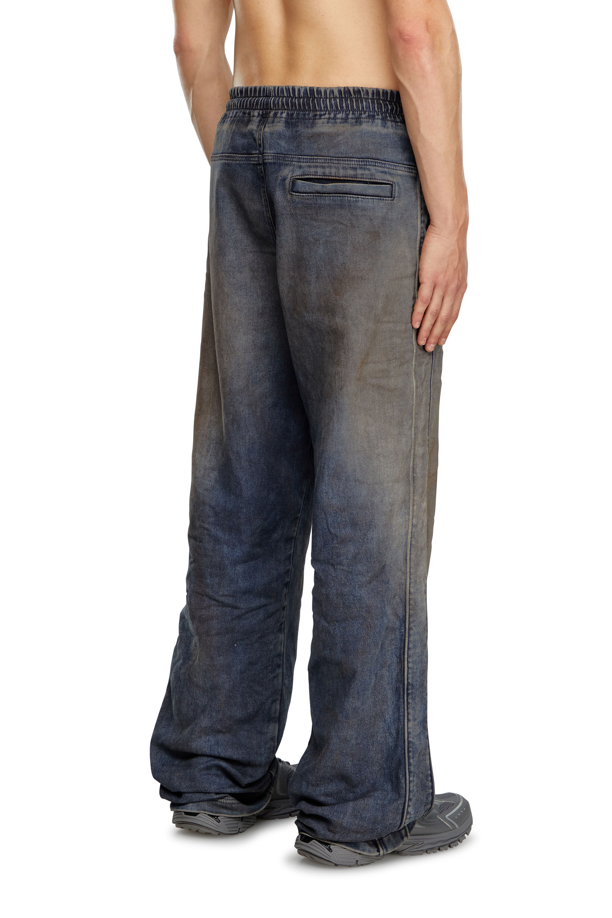 Diesel - Male Straight D-Martians Track Denim 068LV, ダークブルー - Image 5