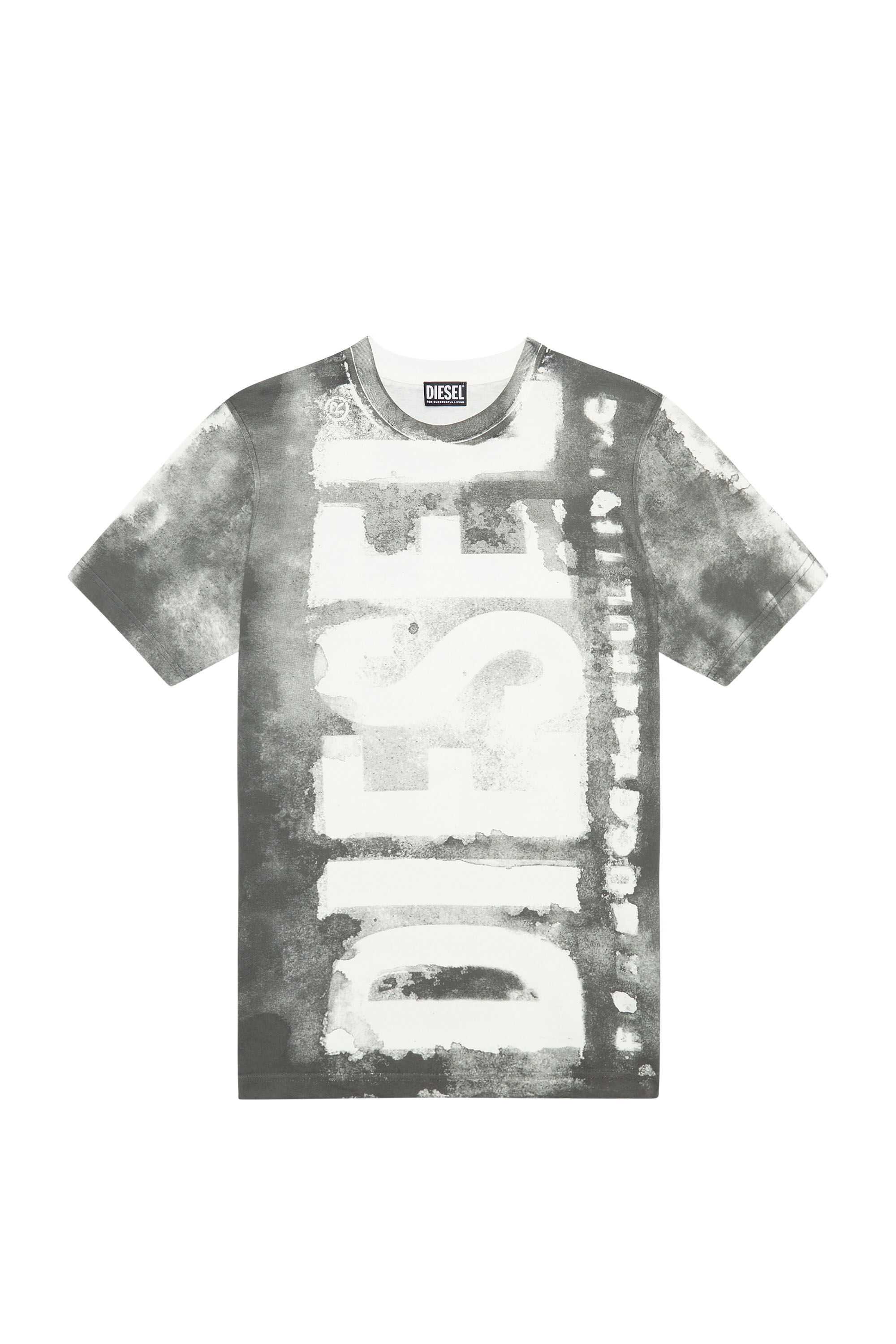 洗練されたデザイン　DIESEL　T-JUST-G12　グレー　XL　正規品Tシャツ