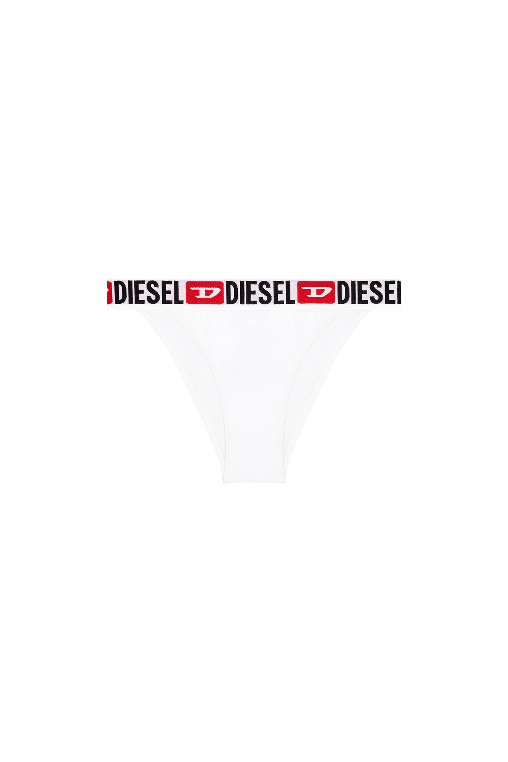 Diesel - BFPN-EBBYS, Female Tanga swim briefs with wide logo waist in ホワイト - Image 4
