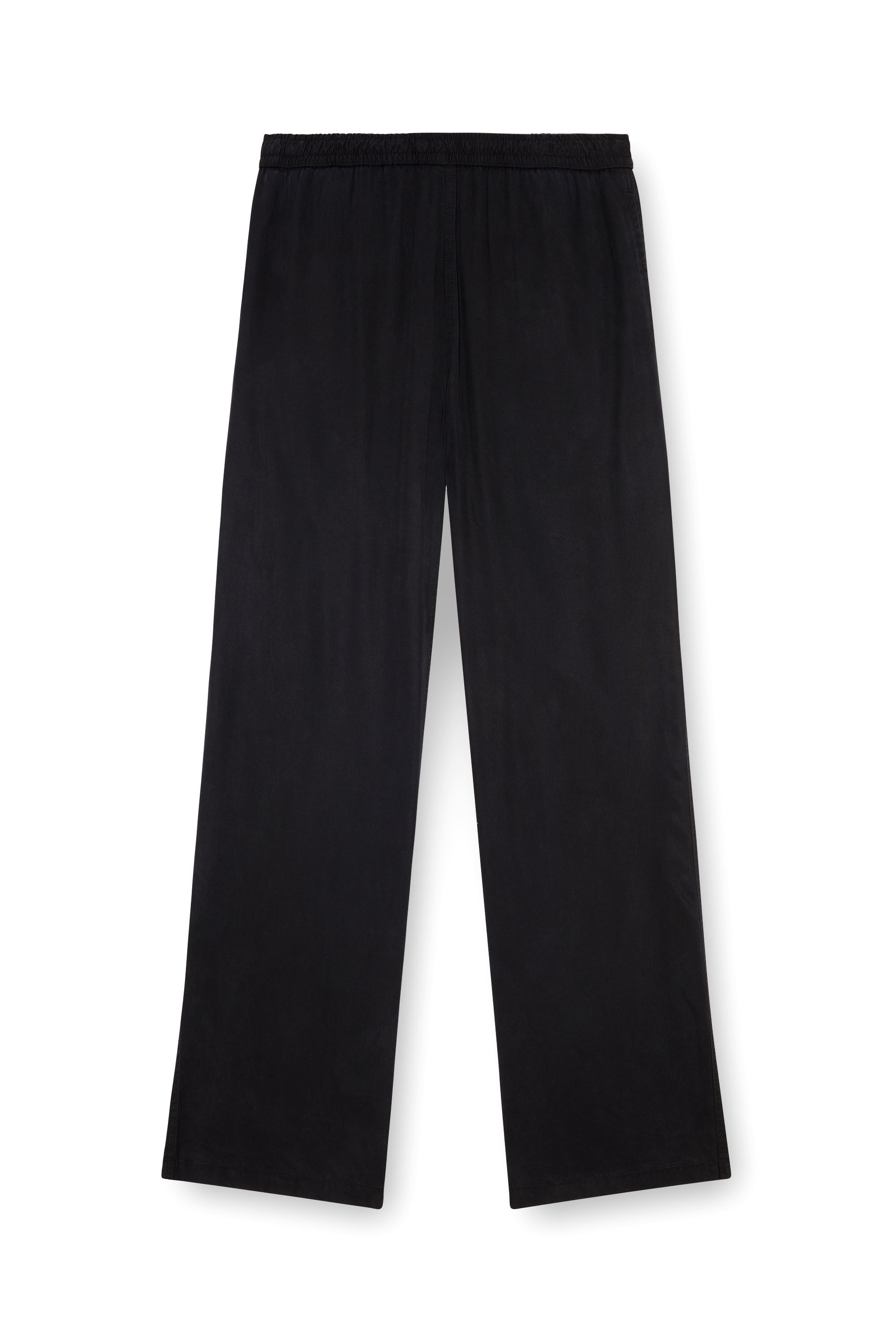 Diesel - P-DREYER-C, Male Drawstring pants in faded twill in ブラック - Image 4