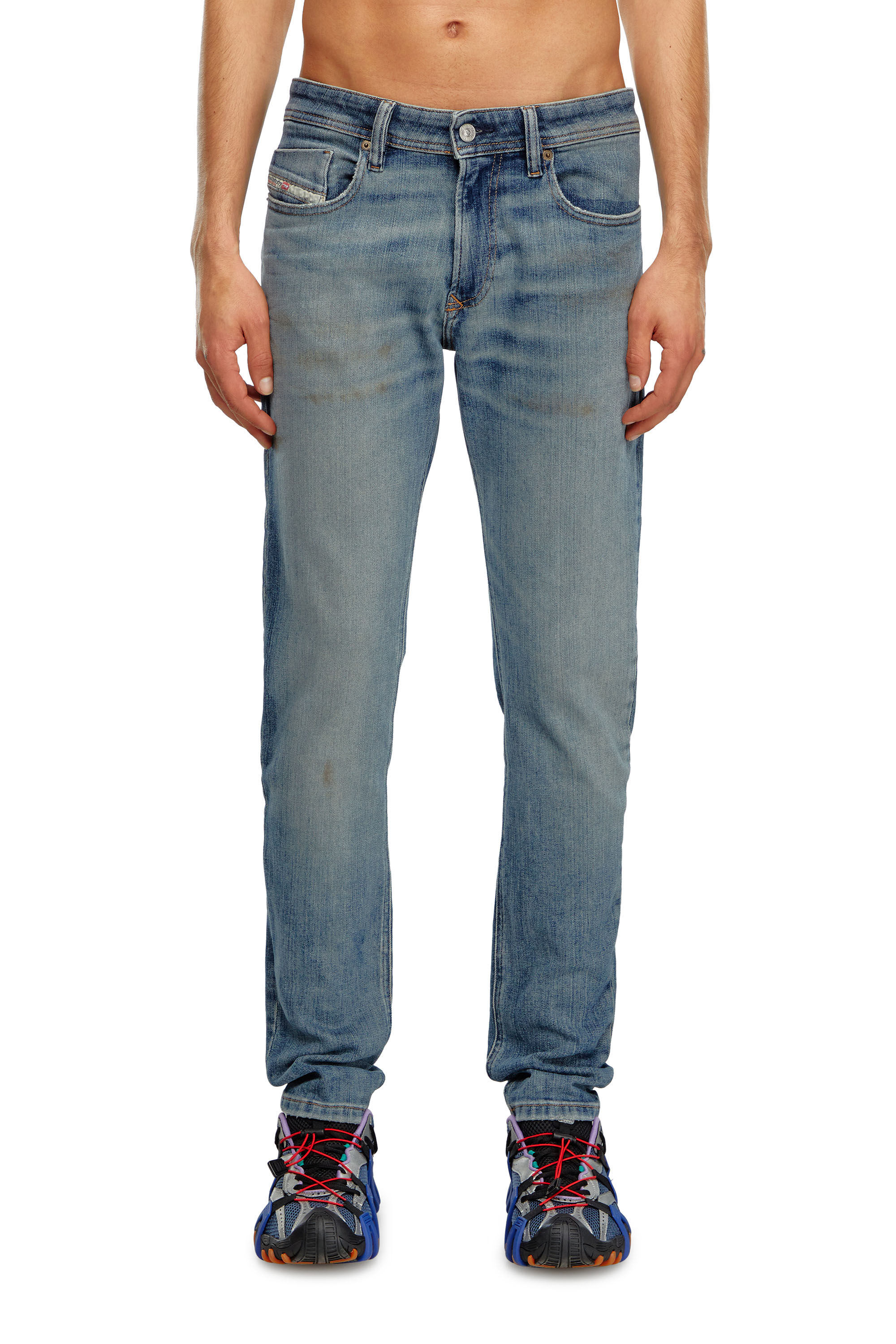 Diesel - Male Skinny Jeans 1979 Sleenker 0GRDE, ミディアムブルー - Image 3