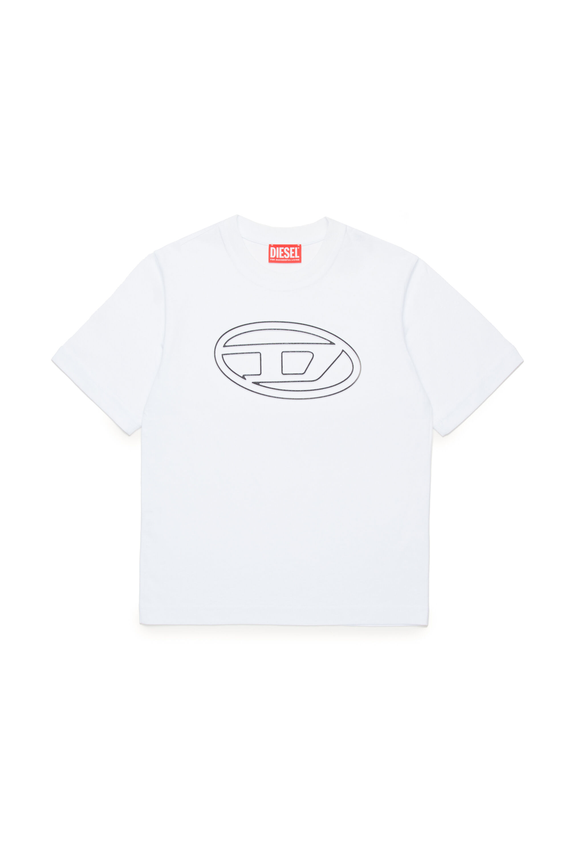 TJUSTBIGOVAL OVER T-shirt with Oval D outline logo｜ホワイト 