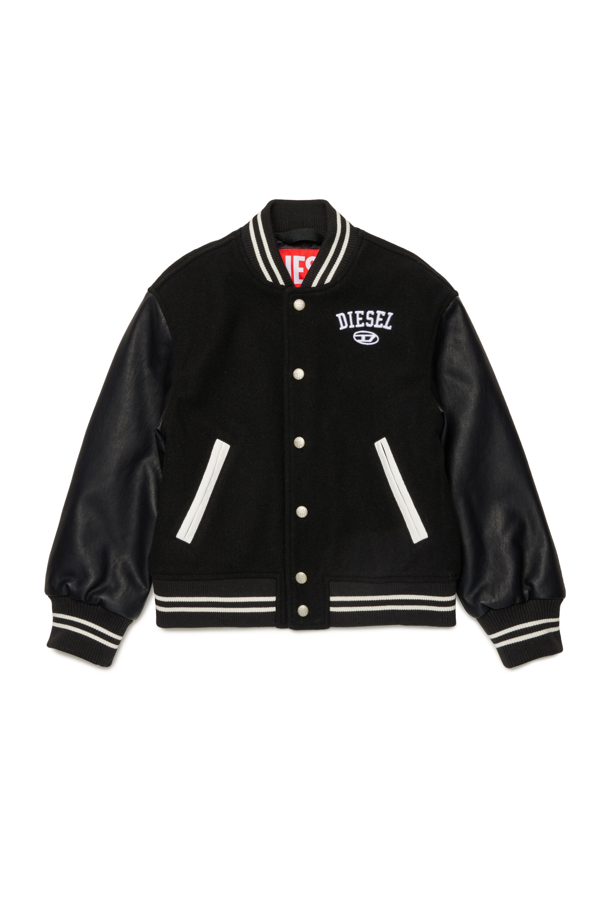 Diesel - JBIRKY, Male's Bomber jacket with Diesel patches in ブラック - 1