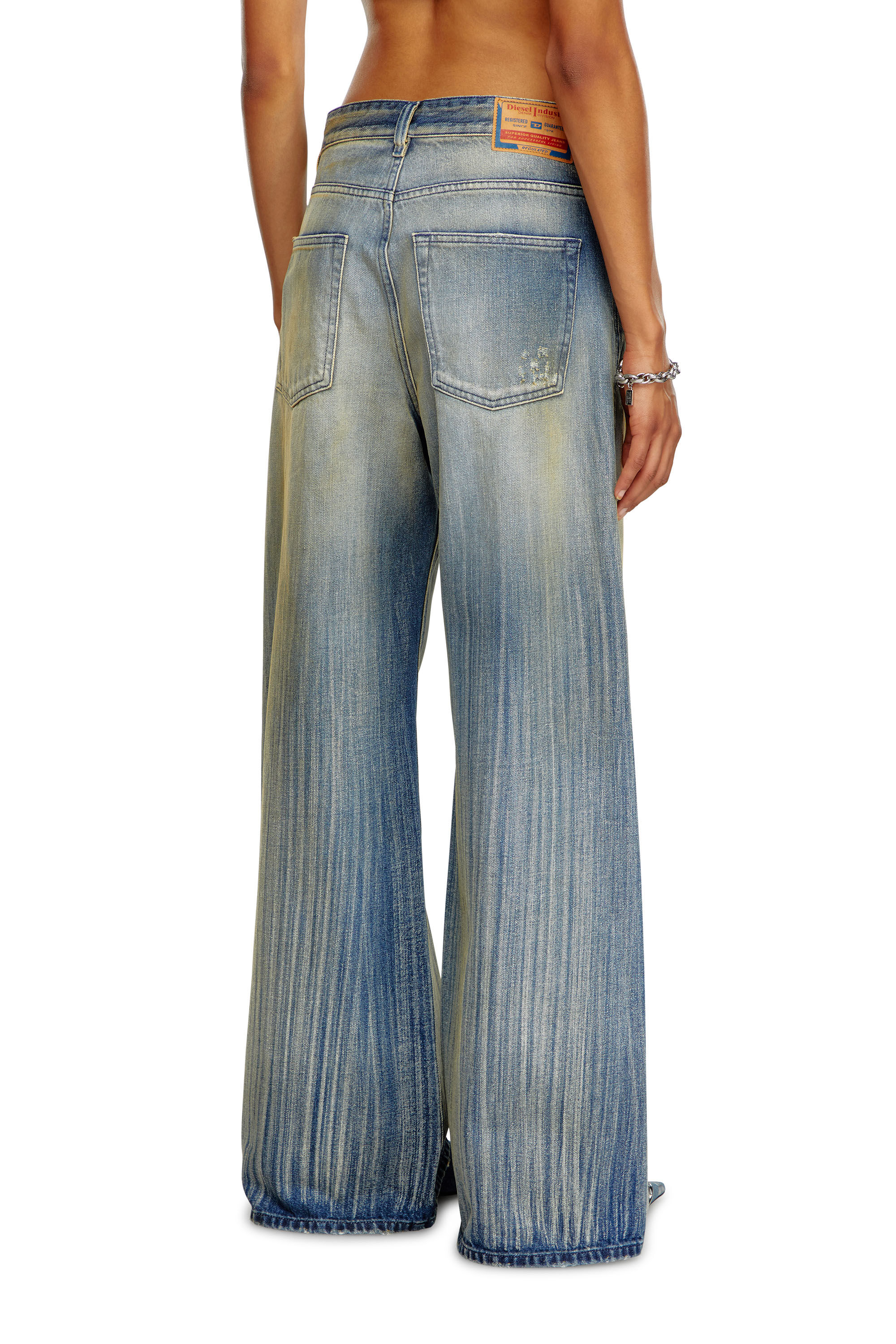 Diesel - Female Straight Jeans 1996 D-Sire 09I97, ミディアムブルー - Image 5