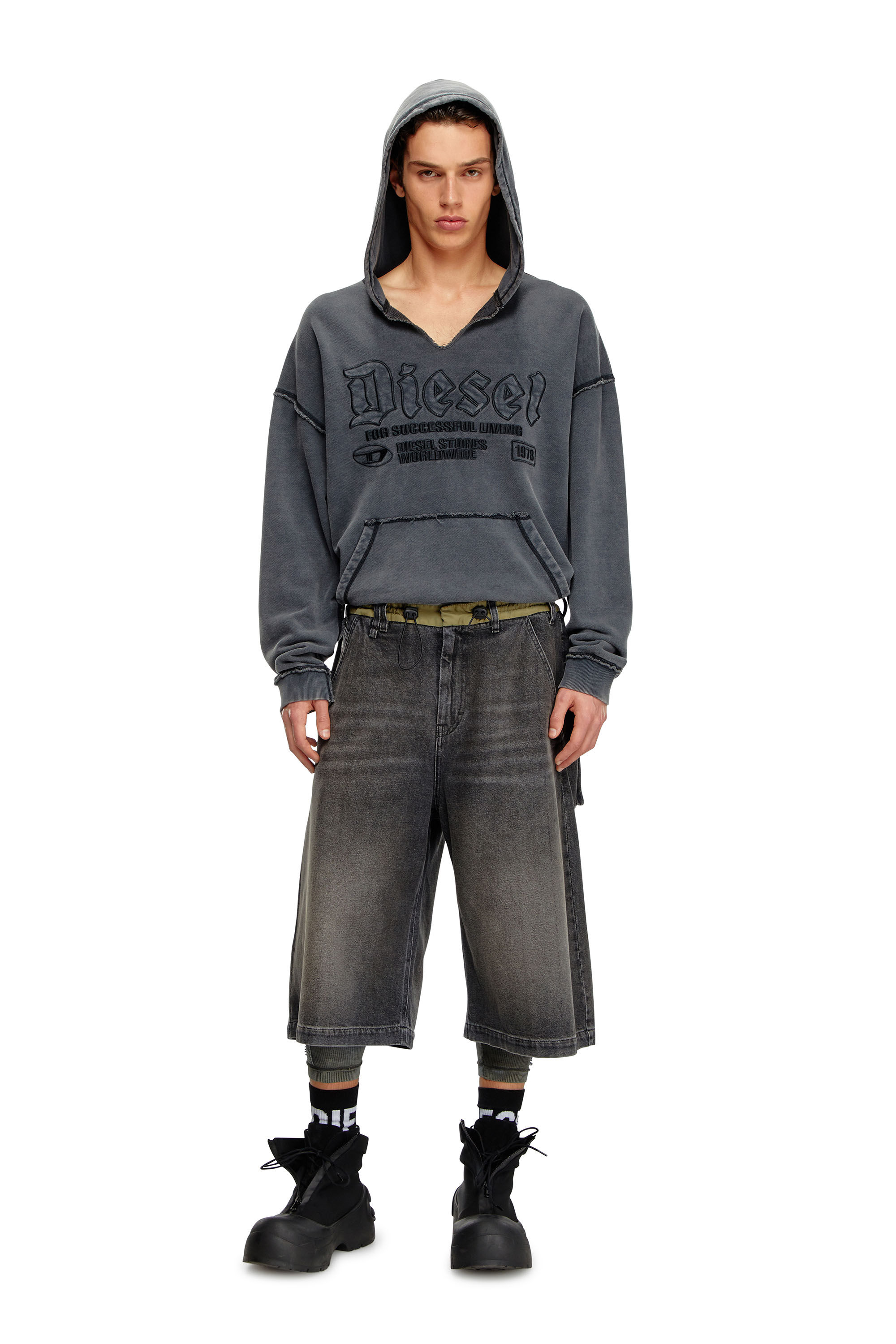 Diesel - S-BOXT-HOOD-RAW, ブラック - Image 1