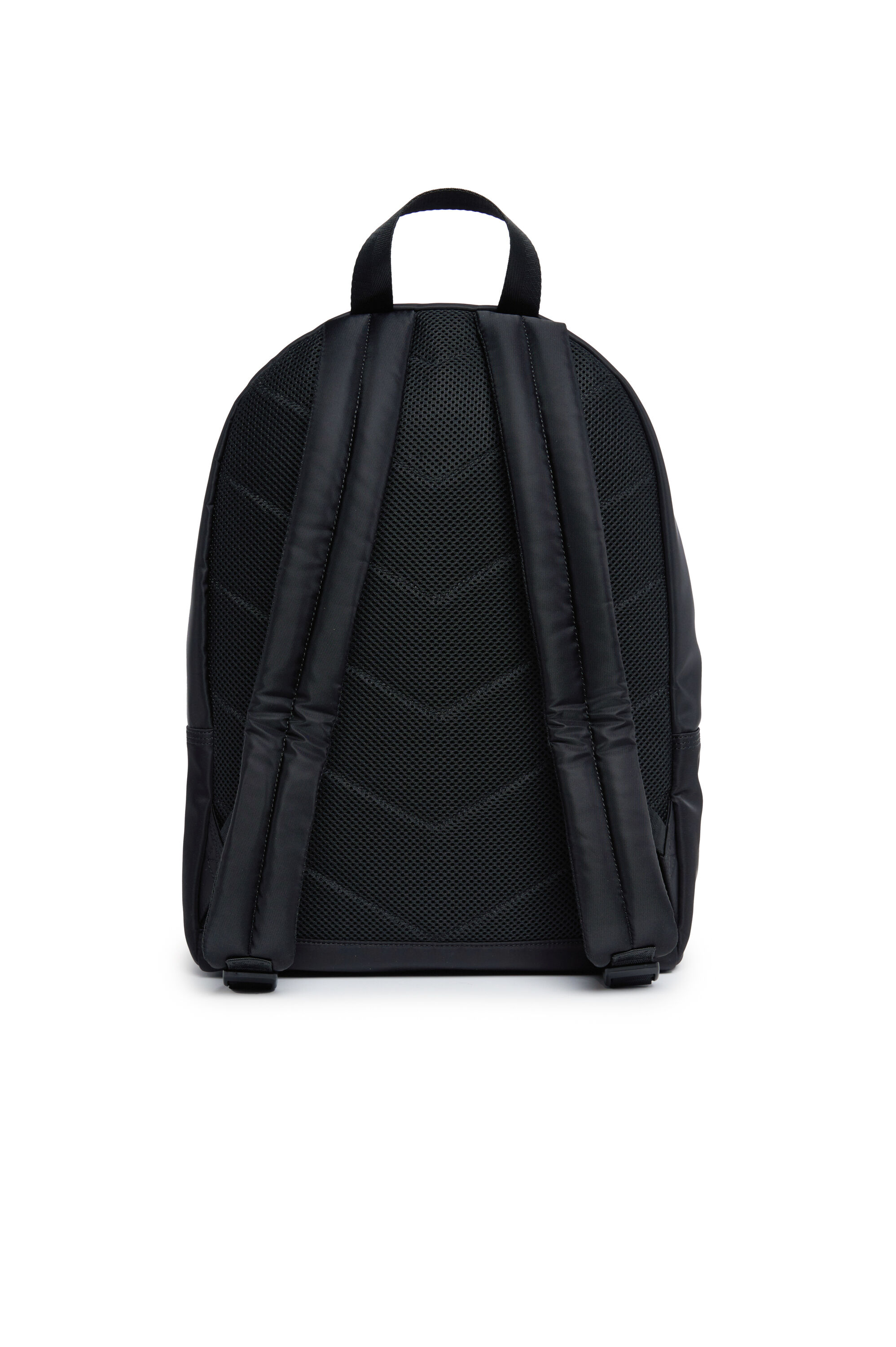 Diesel - WOVAL, Unisex Nylon backpack with embossed Oval D in ブラック - Image 2