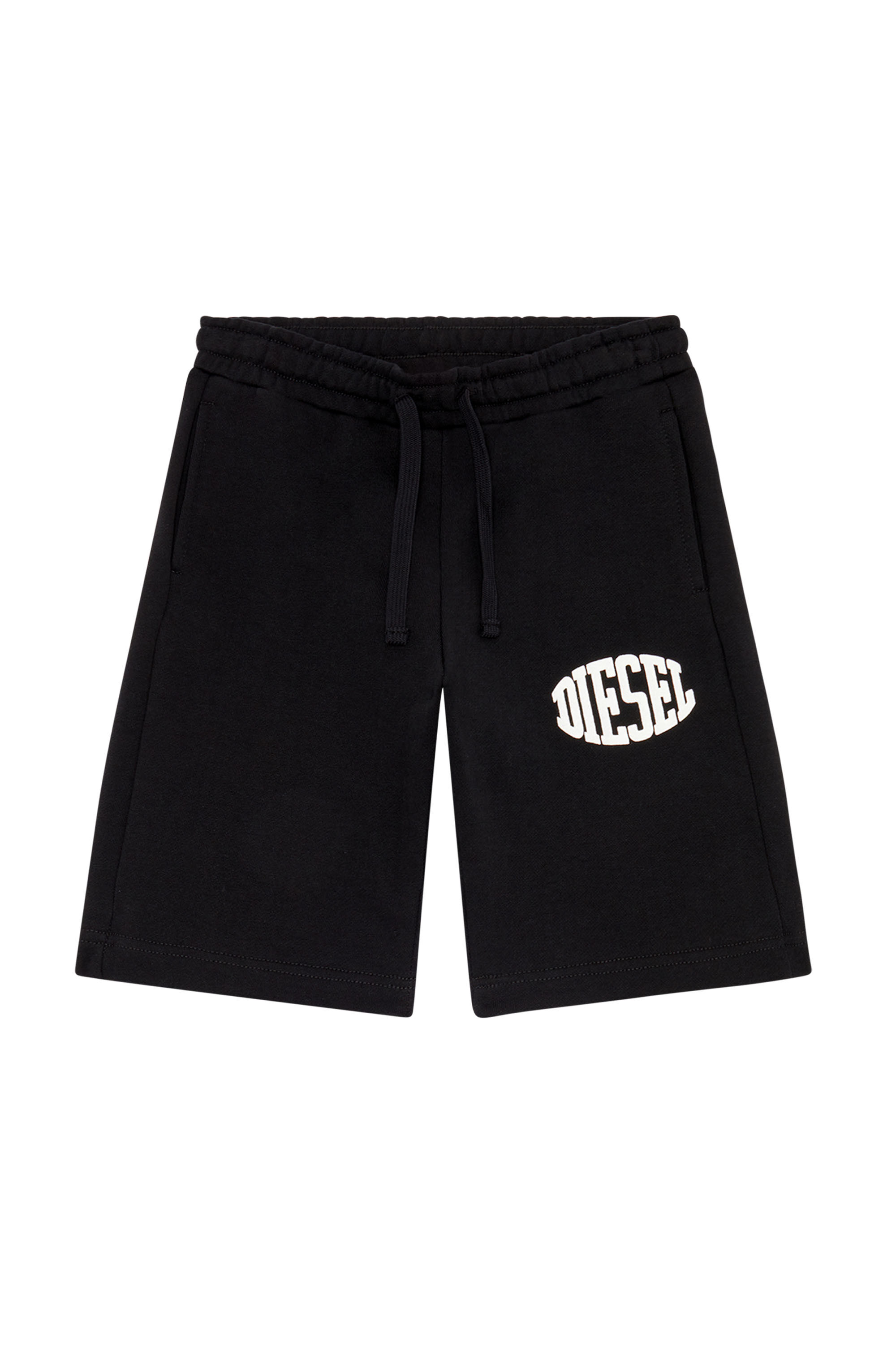 PBOL Sweat shorts with Diesel lettering｜ブラック｜ボーイズ｜DIESEL
