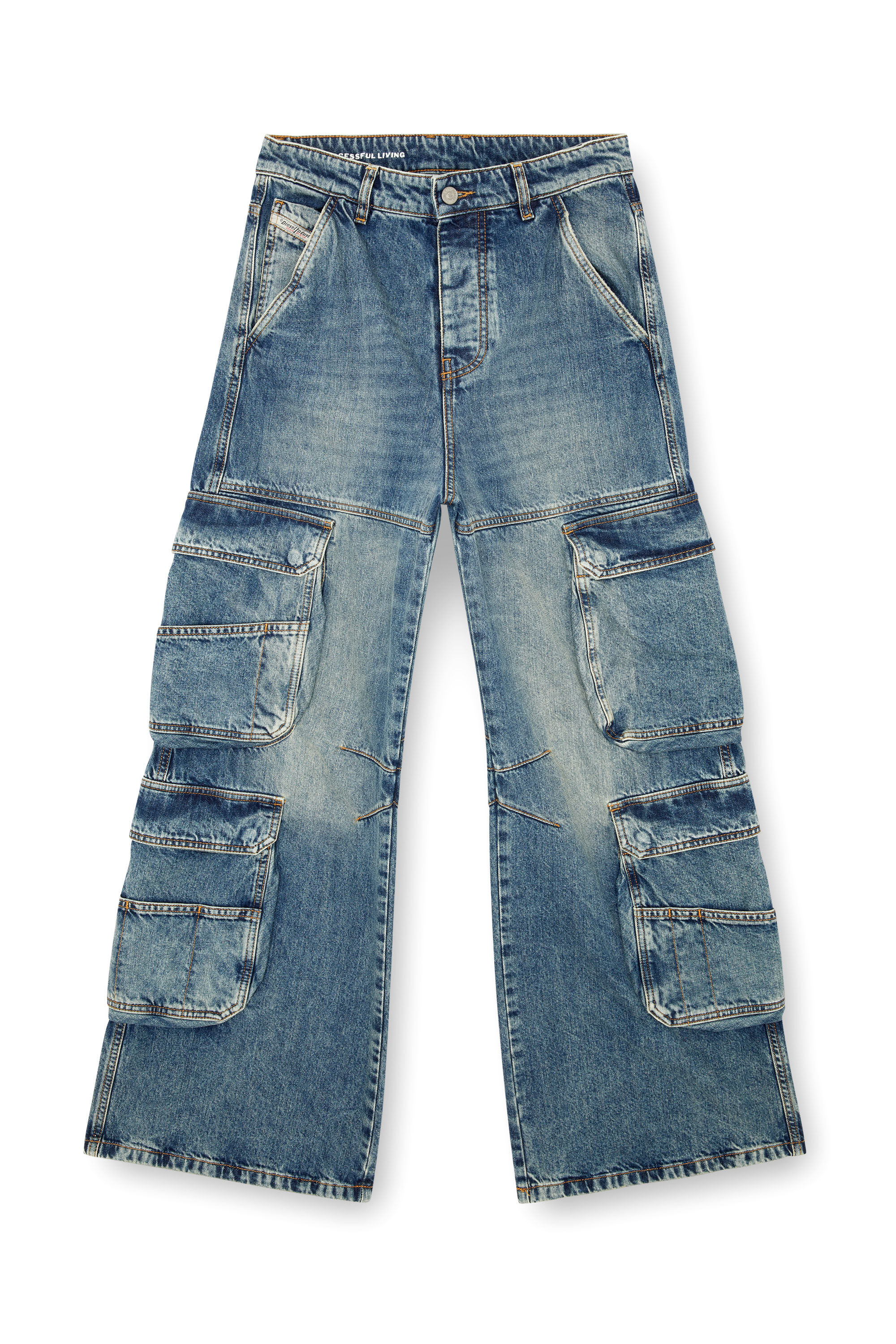 Diesel - Female Straight Jeans 1996 D-Sire 0NLAX, ミディアムブルー - Image 2