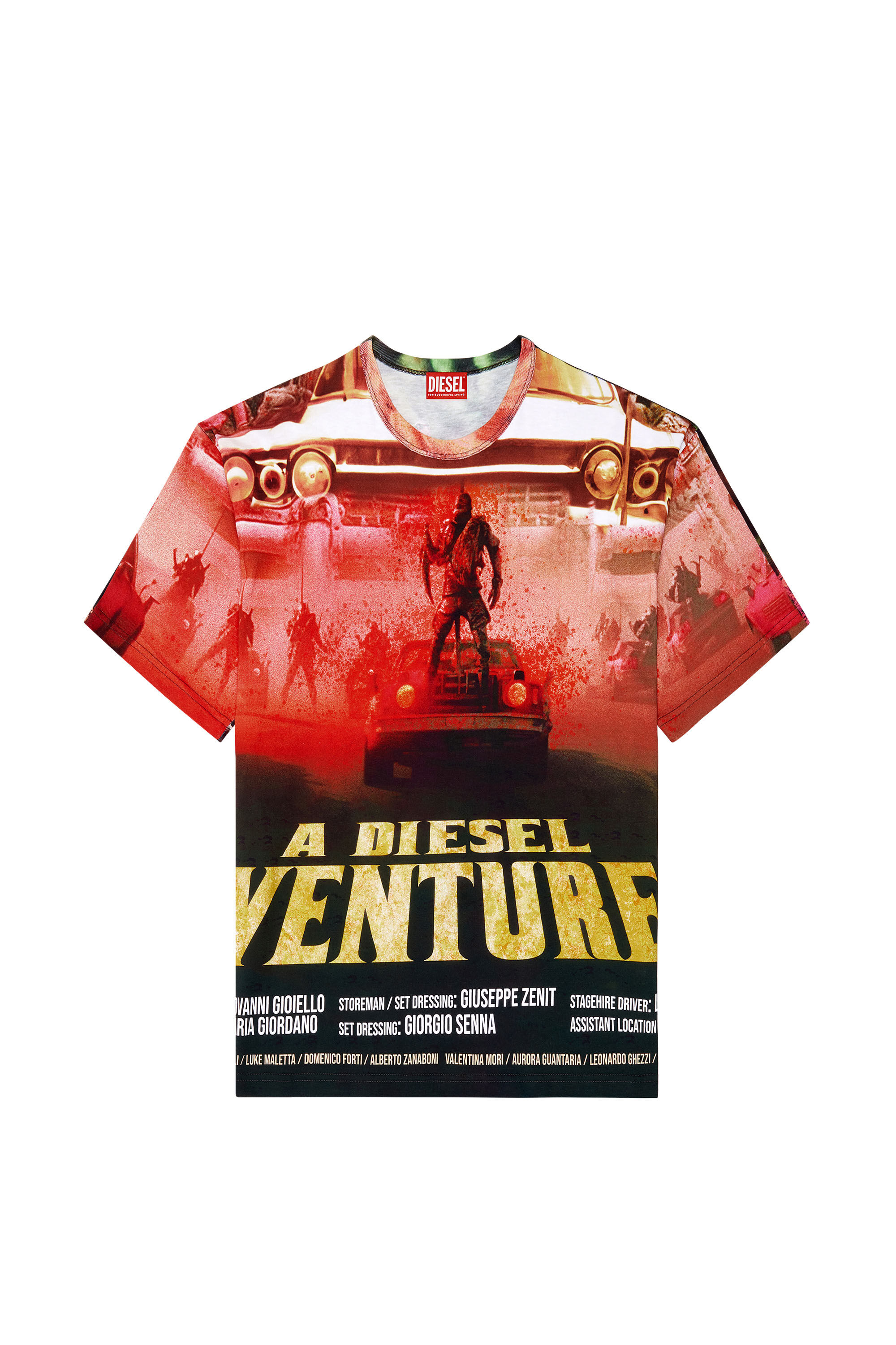 Diesel - T-BOXT-ADVENTURE, Male T-shirt with Diesel film print in マルチカラー - Image 2