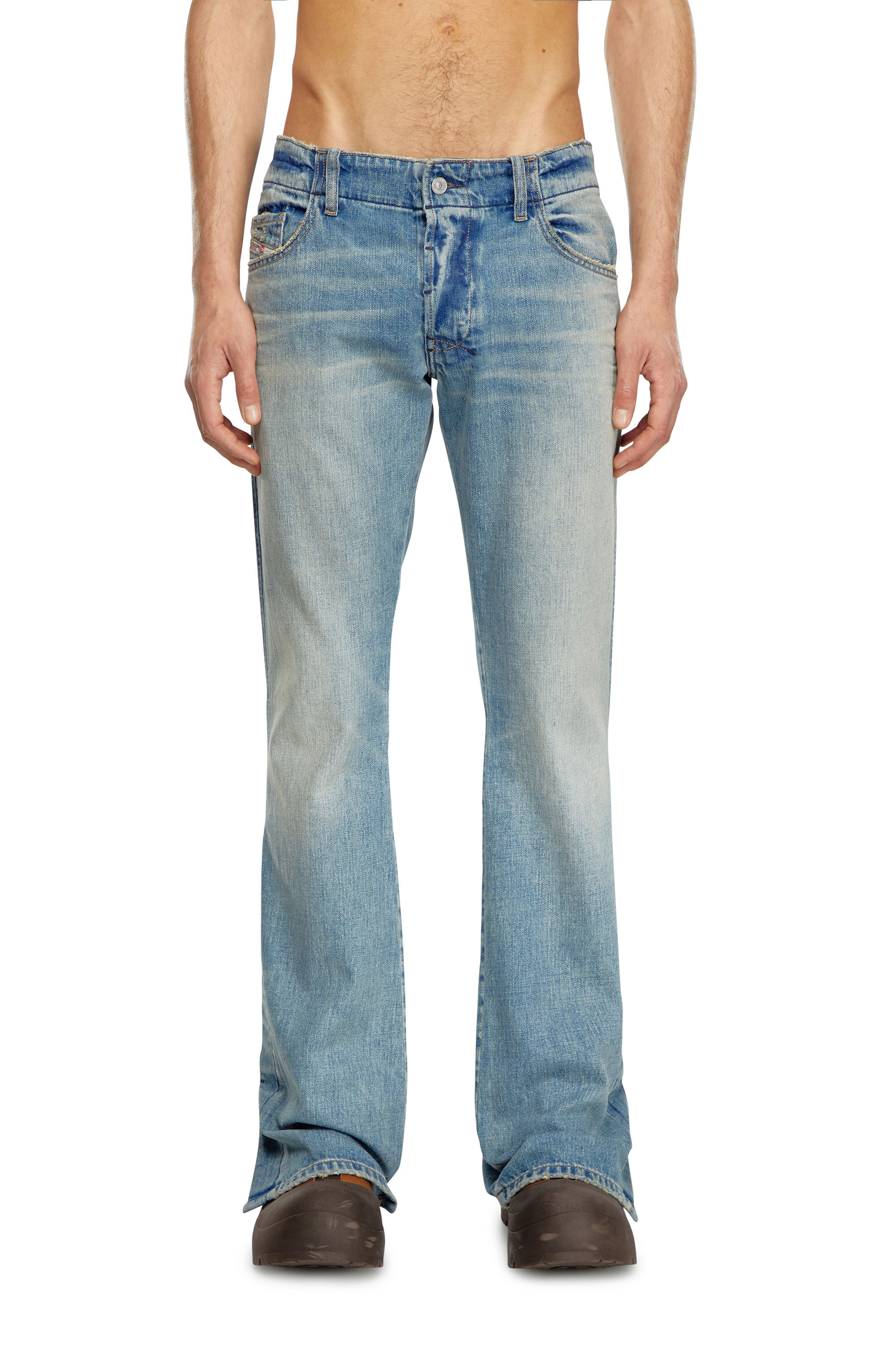 Diesel - Male Bootcut Jeans D-Backler 0GRDN, ライトブルー - Image 3