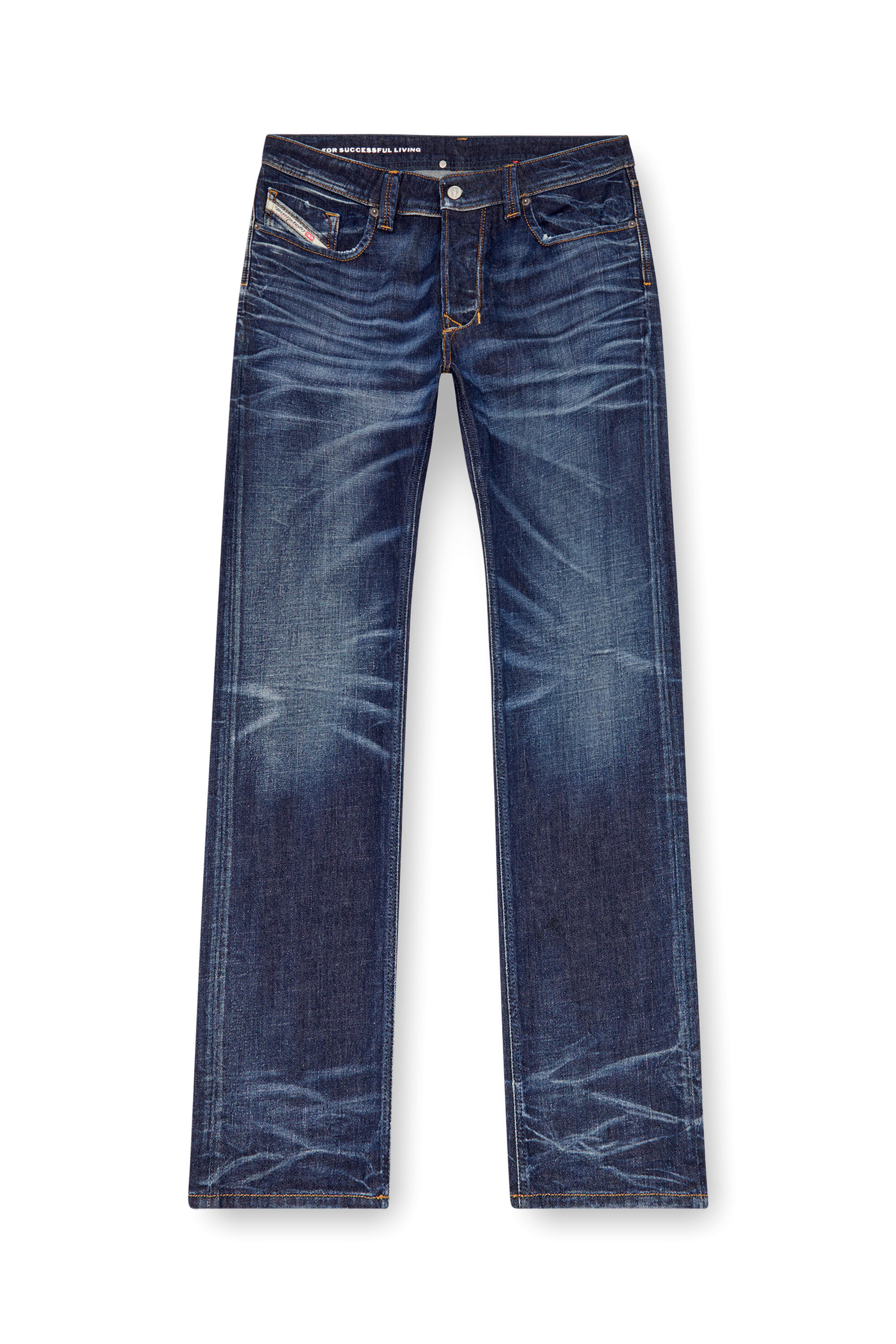 Diesel - Male Straight Jeans 1985 Larkee 09J90, ダークブルー - Image 2