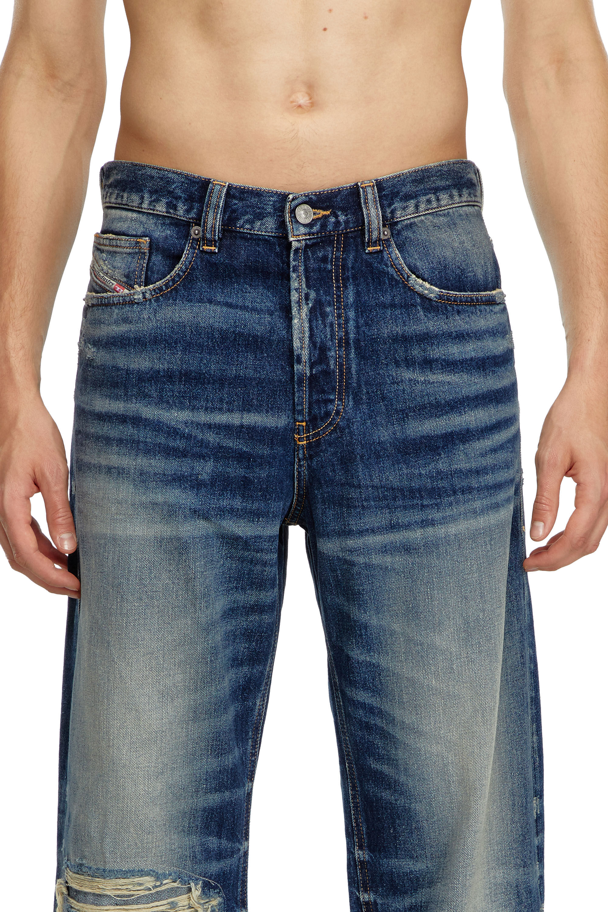 Diesel - Male Straight Jeans 2010 D-Macs 09J95, ダークブルー - Image 4