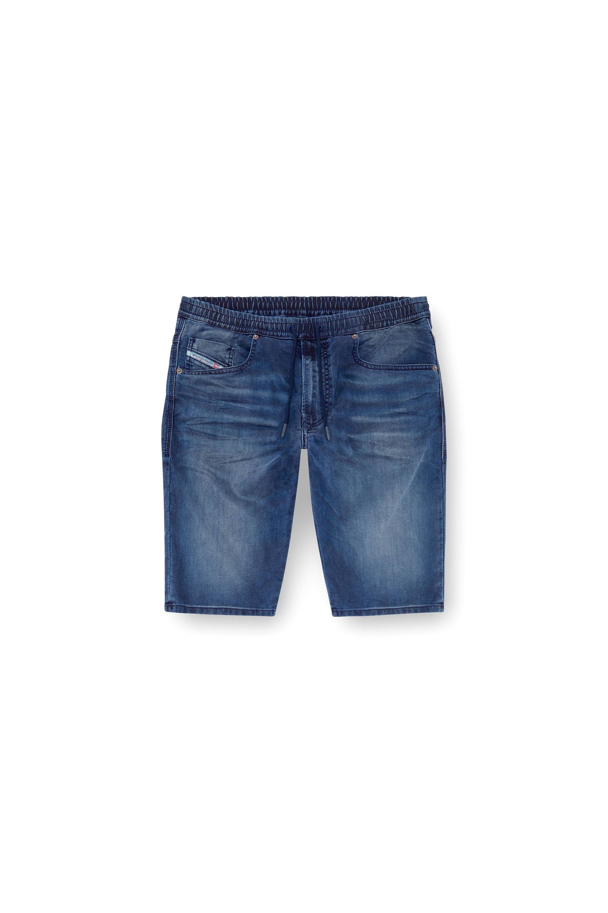 Diesel - 2033 D-KROOLEY-SHORT JOGG, Male Chino shorts in JoggJeans in ブルー - Image 2