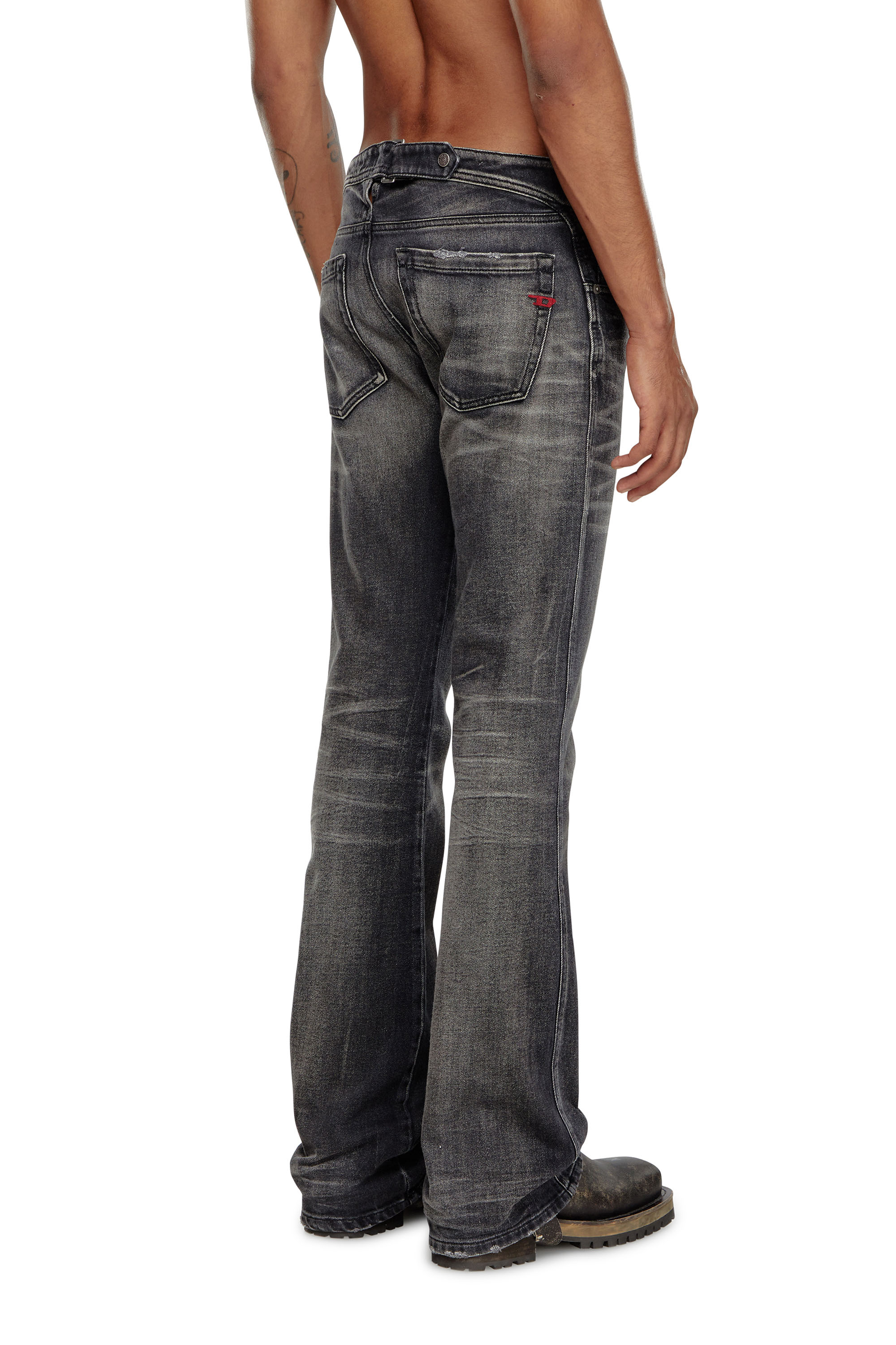 Diesel - Male's Bootcut Jeans D-Backler 09J65, ブラック/ダークグレー - 4