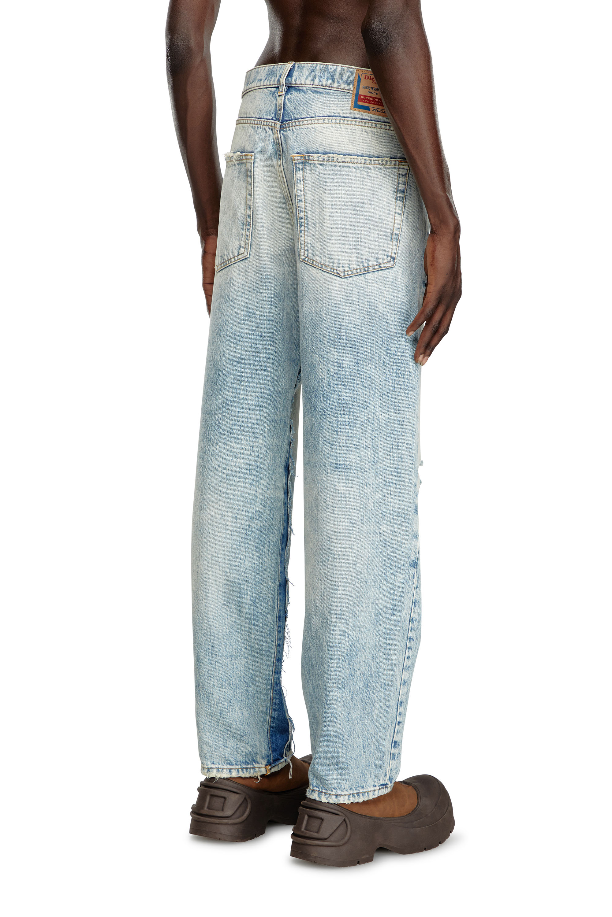 Diesel - Male Straight Jeans D-Fire 0AJEN, ライトブルー - Image 3