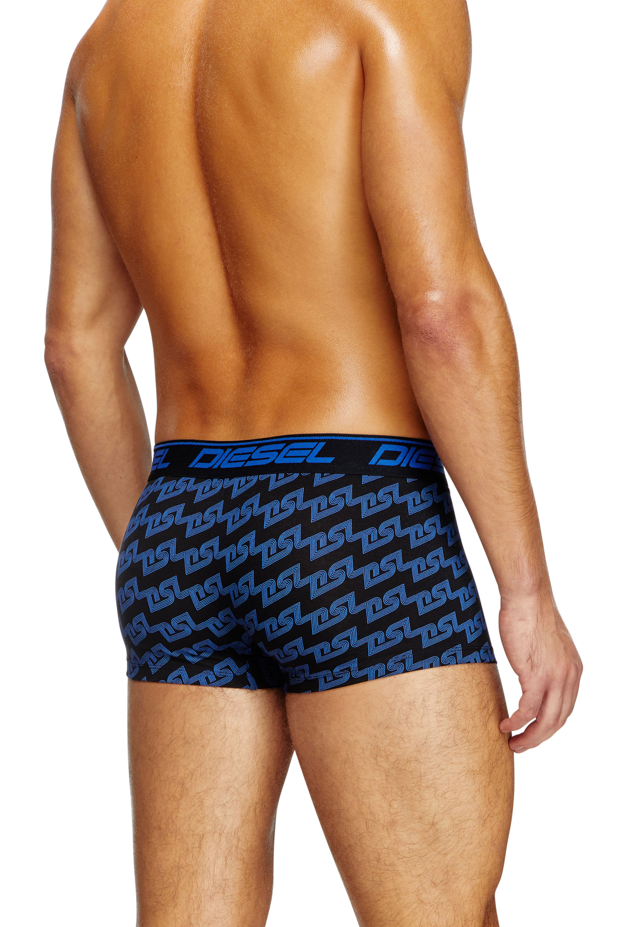 Diesel - UMBX-DAMIEN, Male's Boxer briefs with splatter print in ブルー - 3