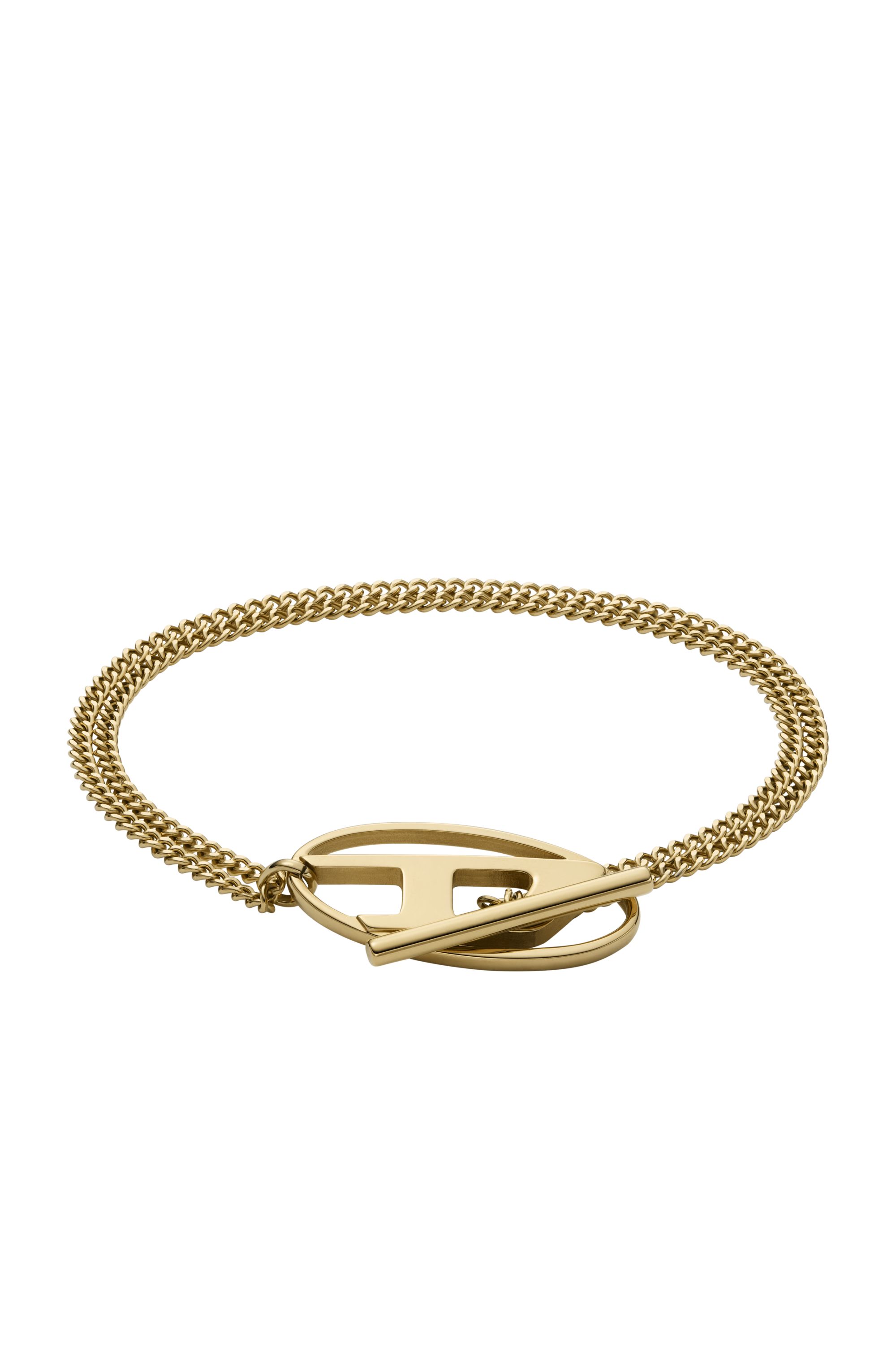 Diesel - DX1571710 JEWEL, Unisex's Gold-Tone Stainless Steel Chain Bracelet in ゴールド - 1