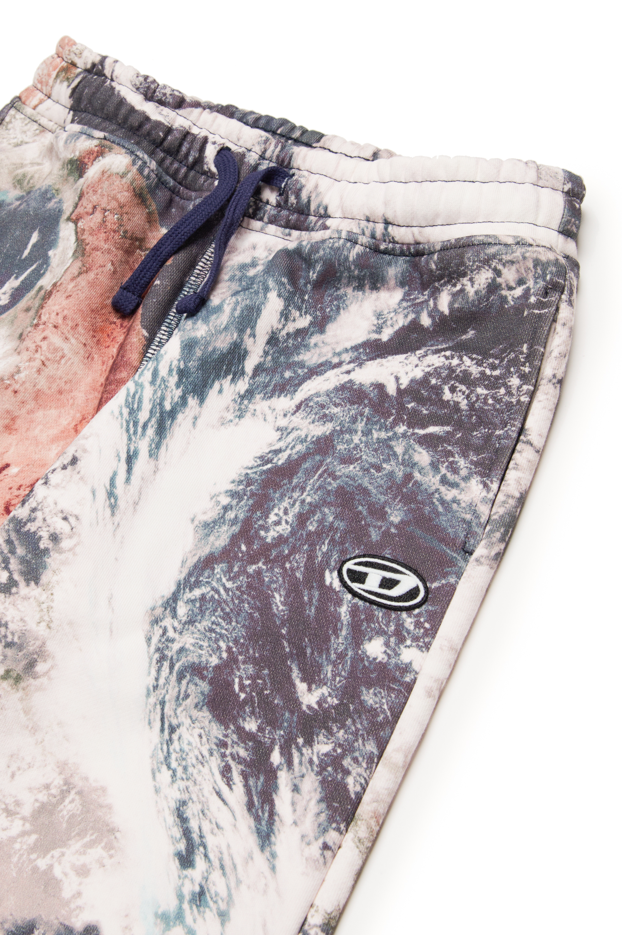 Diesel - PMARTAS, Male Sweatpants with Camo Planet print in マルチカラー - Image 3
