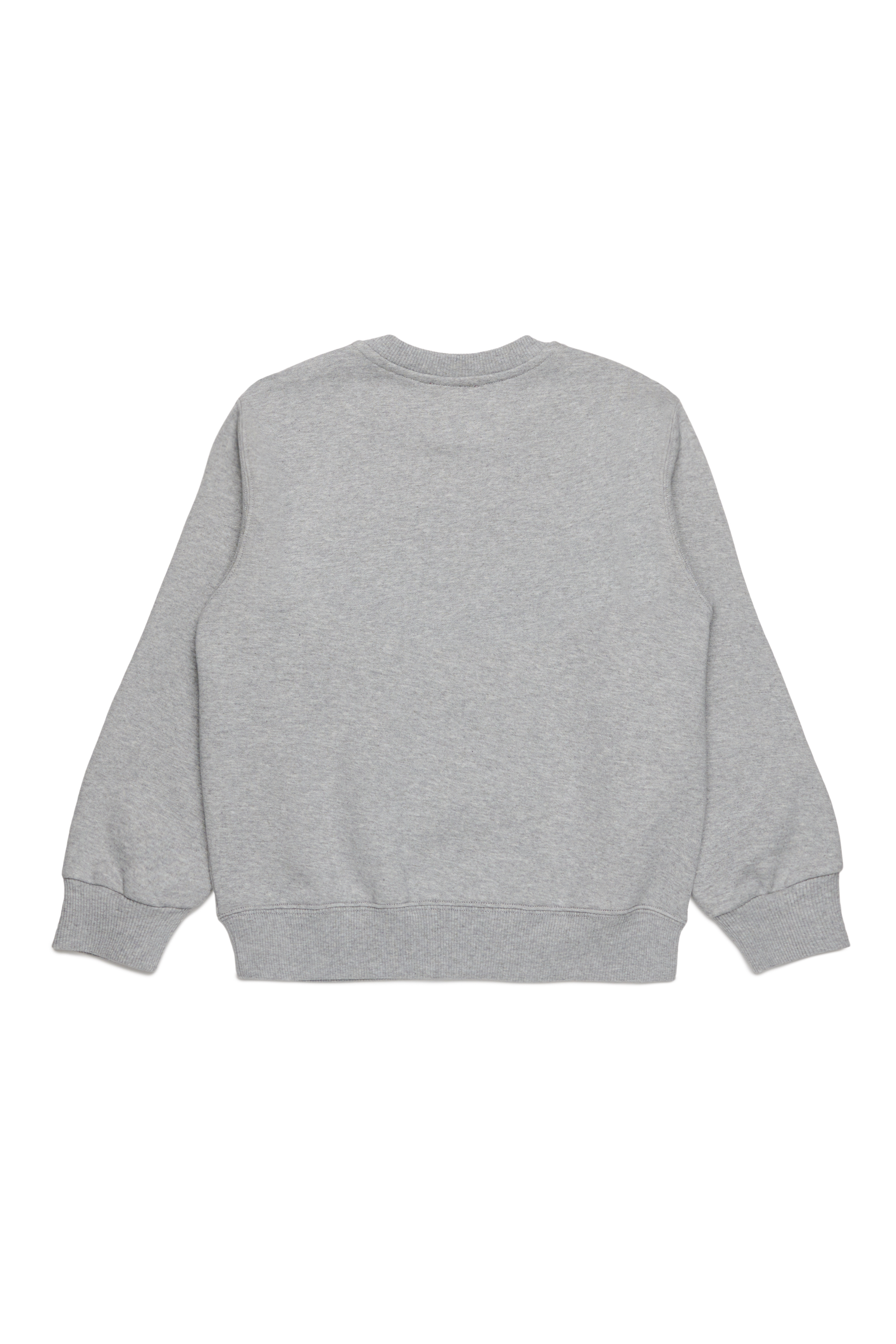 Diesel - SROBDOVALPJ OVER, Male's Sweatshirt with Oval D patch in グレー - 2