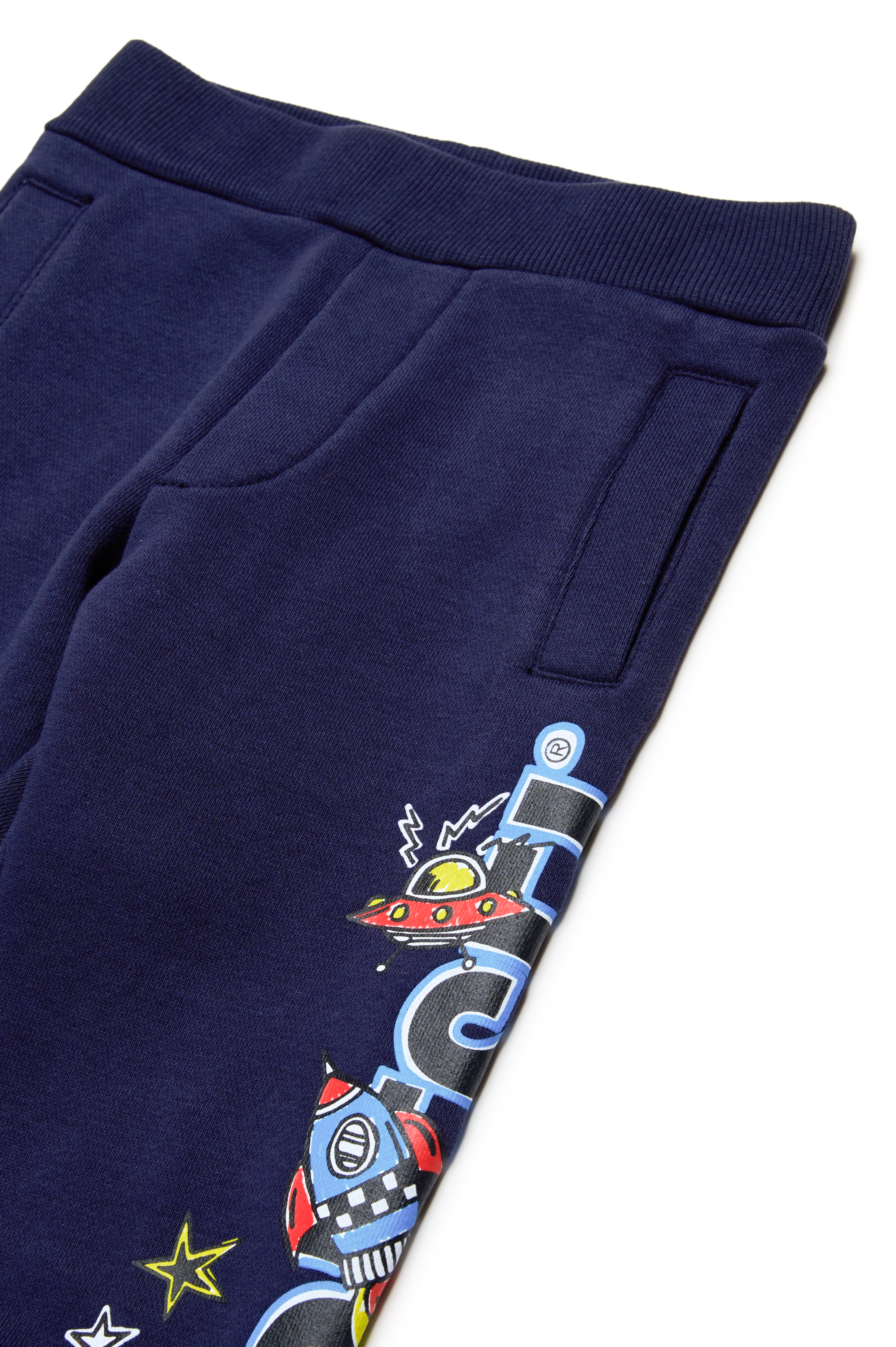 Diesel - PBAMBYB, Male Sweatpants with rocket logo in ブルー - Image 3