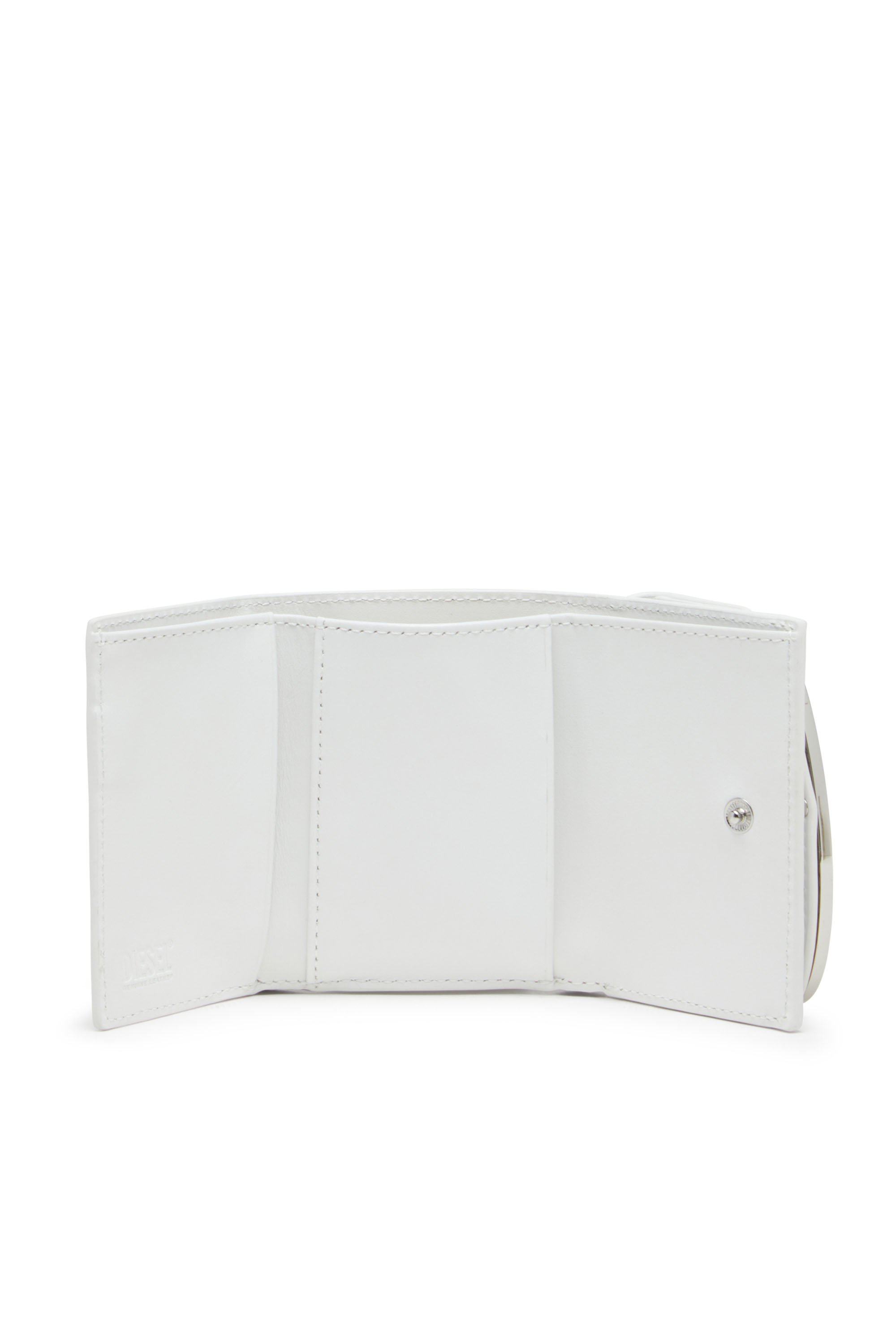 Diesel - 1DR TRI FOLD COIN XS II, Female's Tri-fold wallet in leather in ホワイト - 3