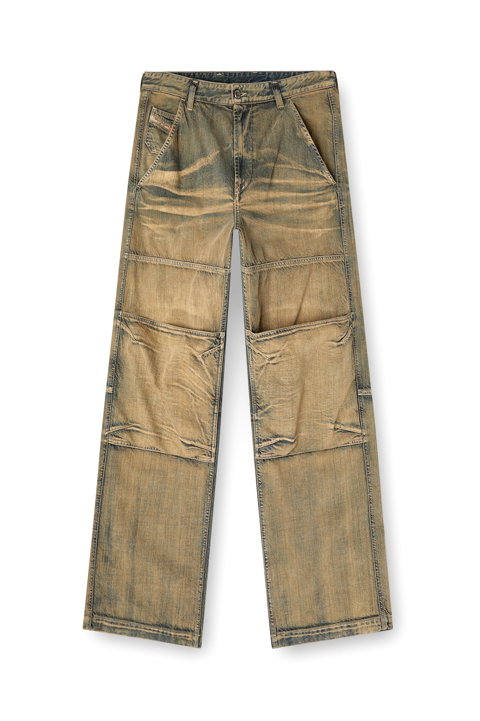 Diesel - Unisex's Relaxed Jeans D-Shift 09L49, ミディアムブルー - 3