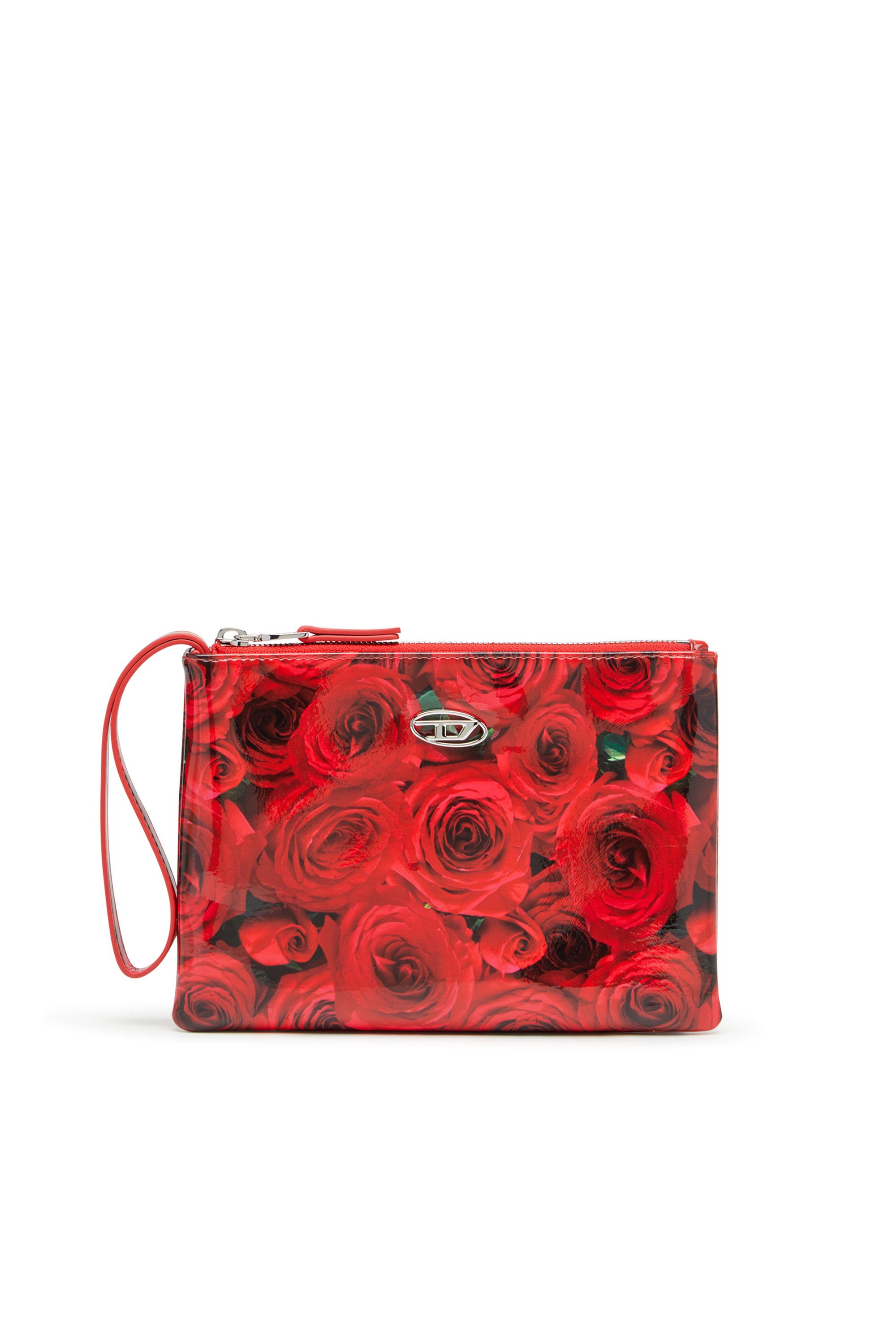 Diesel - PLAY POUCH II, Female's Pouch in printed glossy PU in レッド - 1