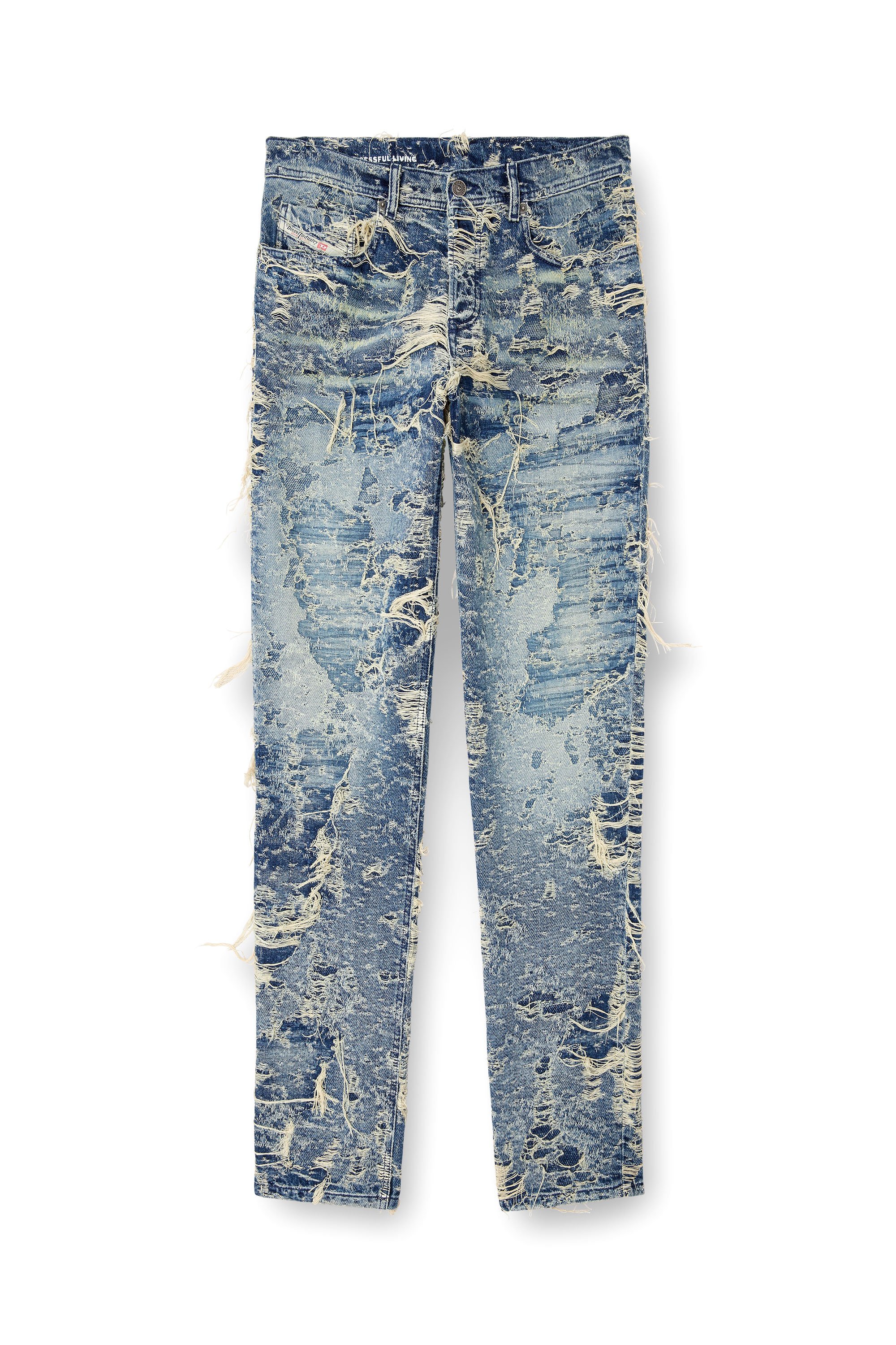 Diesel - Male's Regular Jeans 2023 D-Finitive 09M04, ミディアムブルー - 3