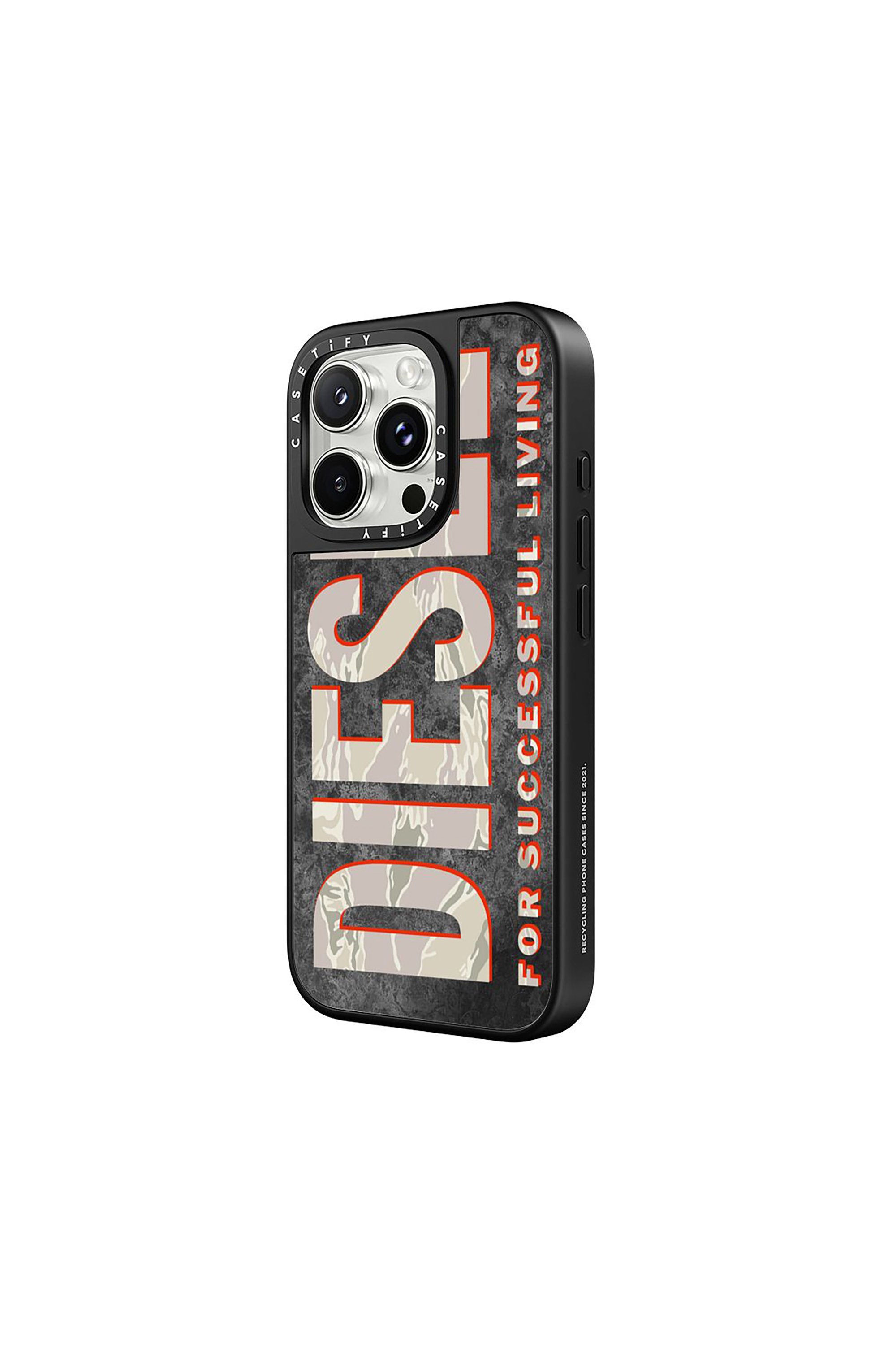 Diesel - 60331 CASETIFY MOULDED CASE, Unisex's IPHONE 16 PRO MAX in ブラウン/ホワイト - 2