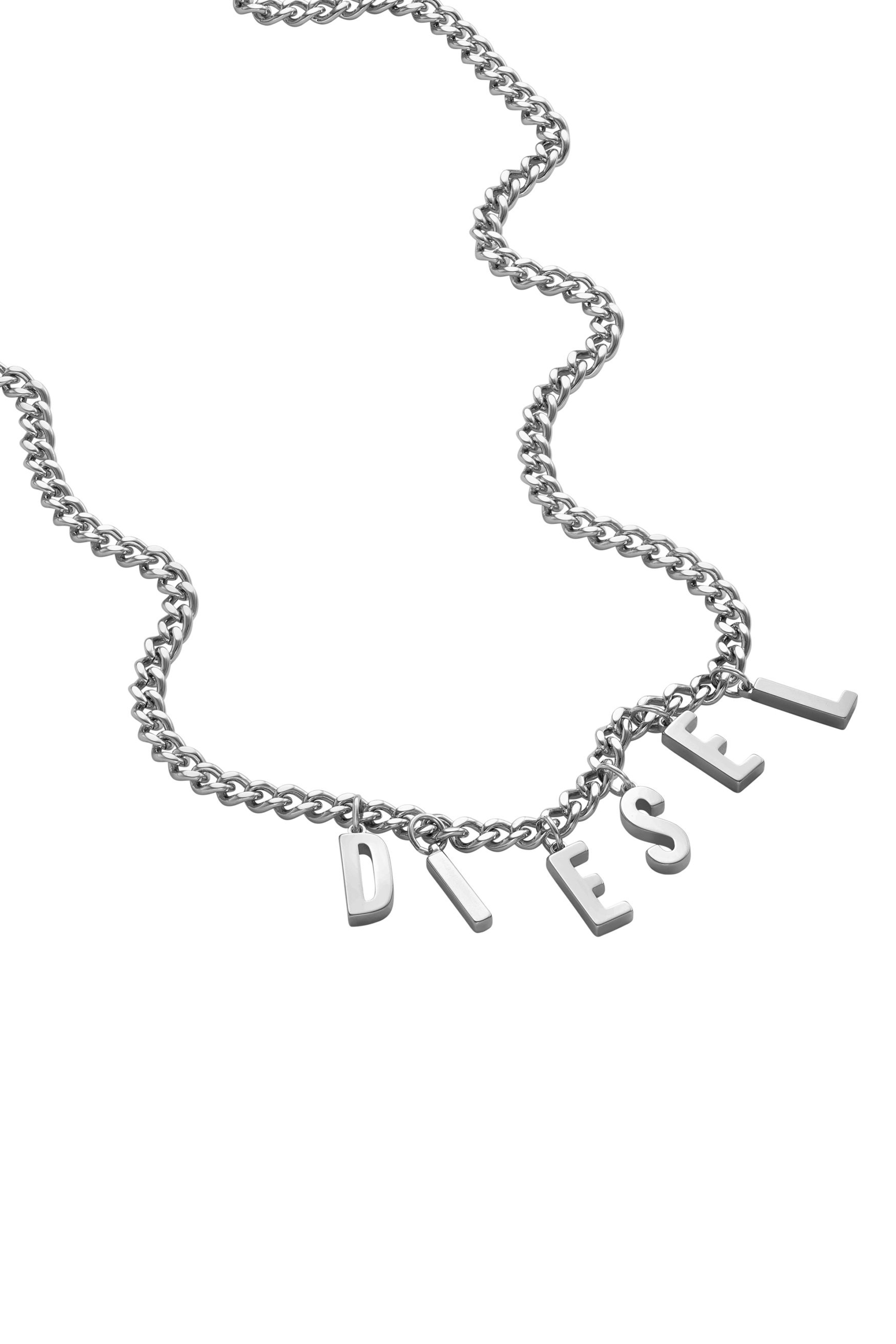 Diesel - DX1494, Unisex's Stainless steel chain necklace in シルバー - 1