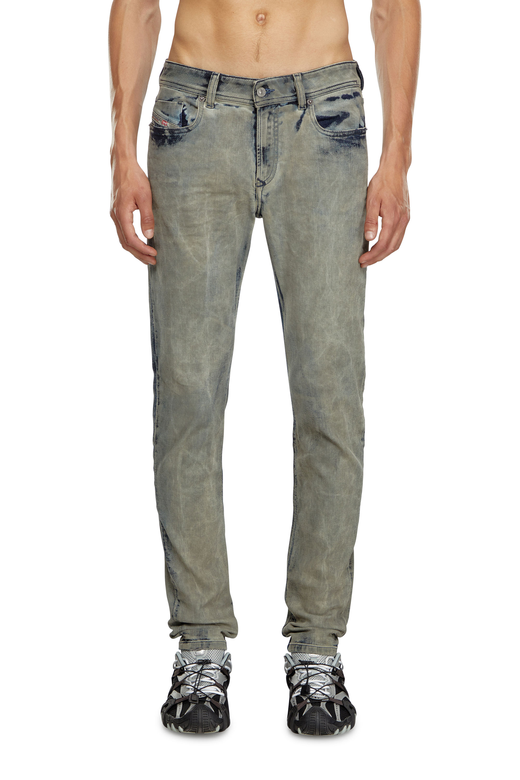 Diesel - Male's Skinny Jeans 1979 Sleenker 068ND, ダークブルー - 1