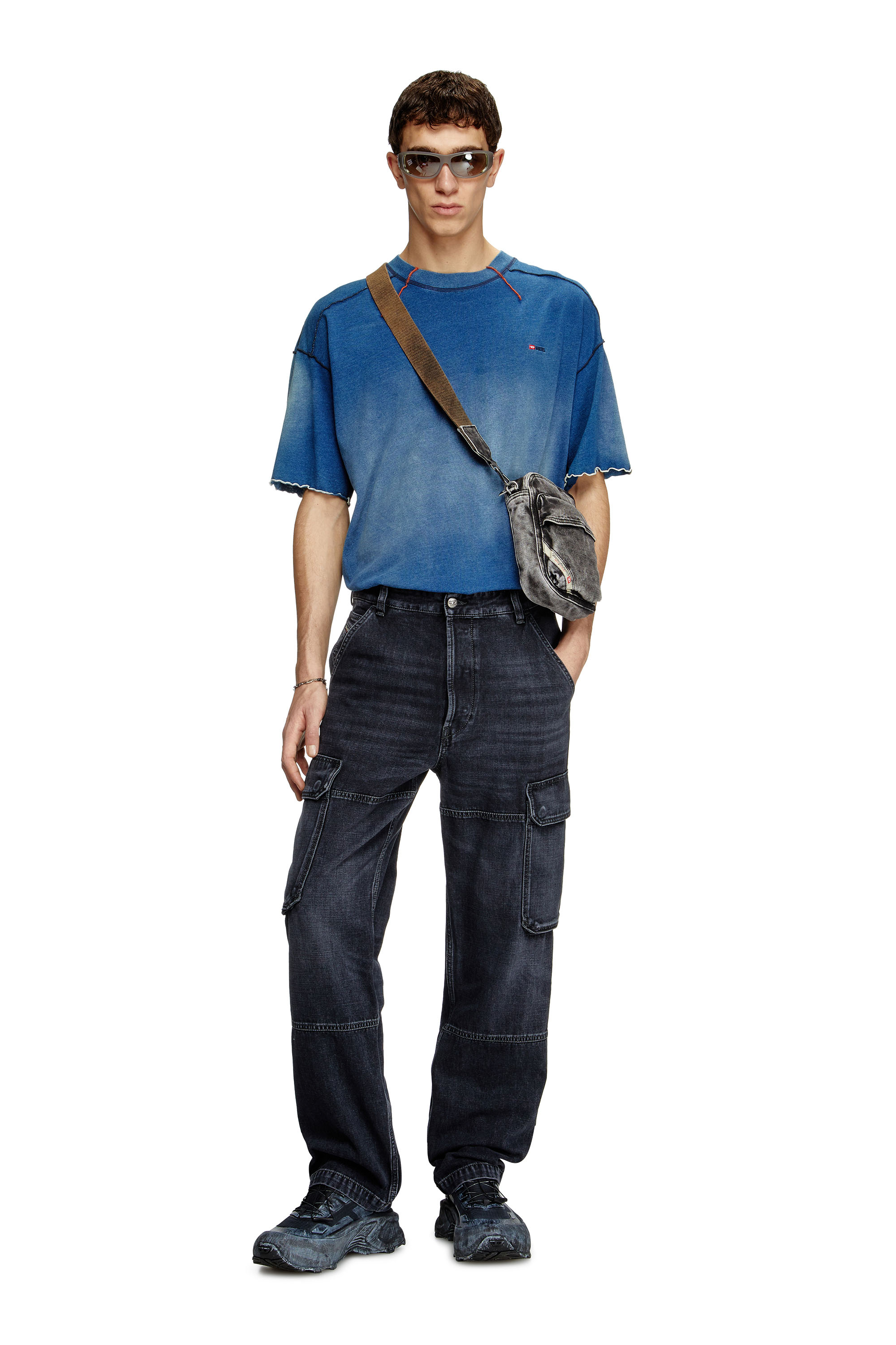 Diesel - Male's Regular Jeans D-Uty 007Z9, ブラック/ダークグレー - 2