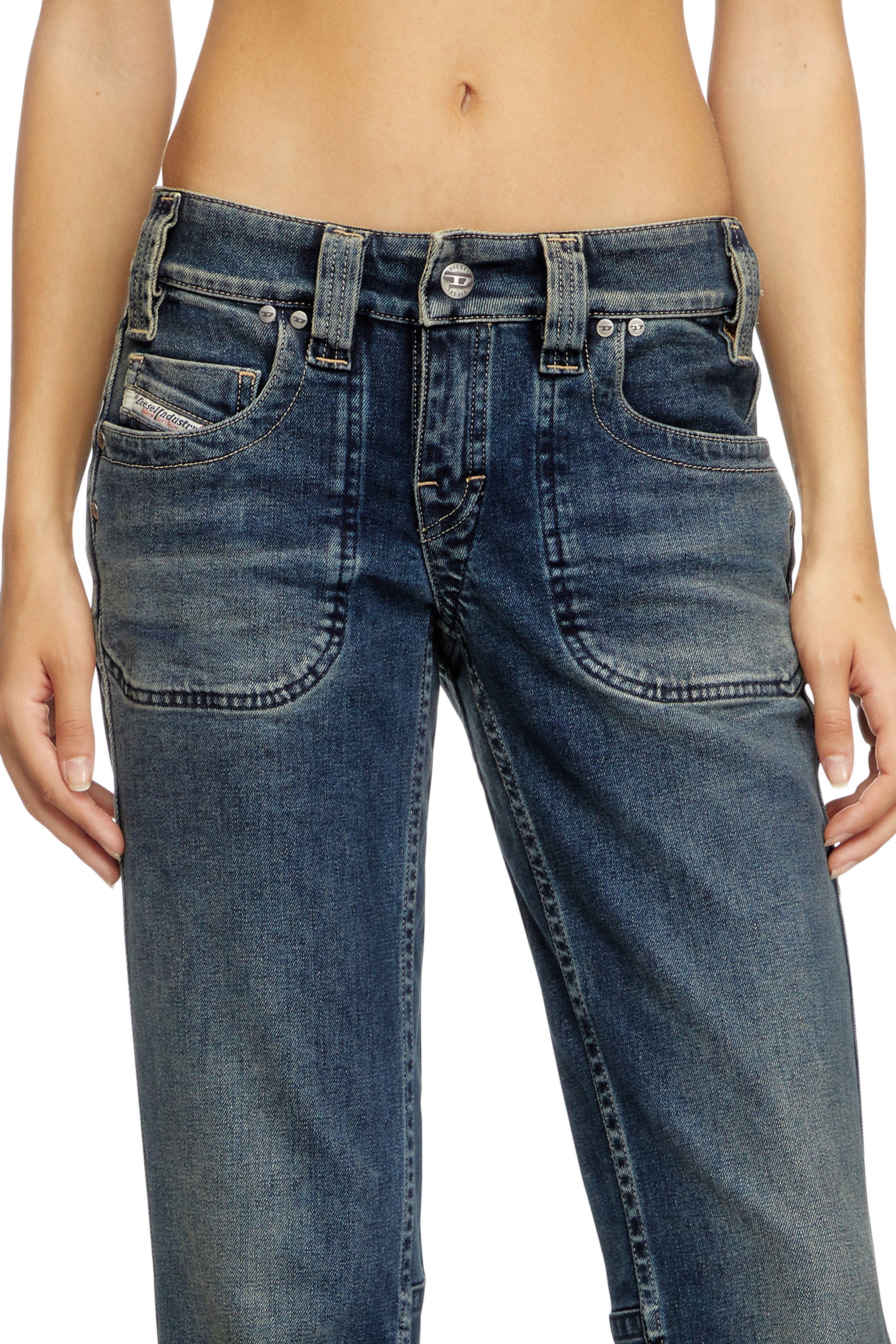 Diesel - Female's Bootcut Jeans D-Resh 09J06, ミディアムブルー - 6