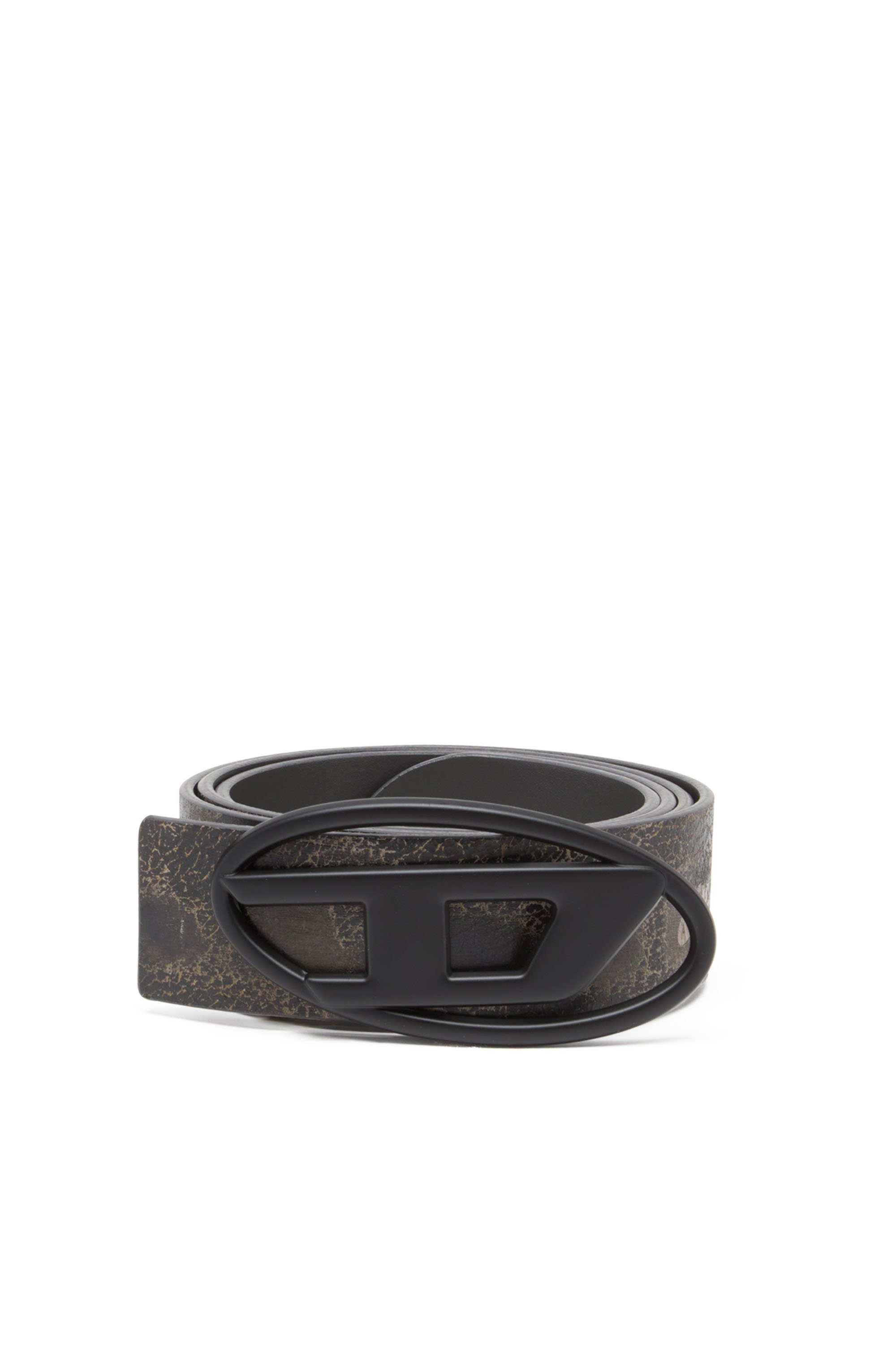 Diesel - B-1DR REV DD, Unisex's Reversible treated leather belt in ブラウン/ブラック - 1