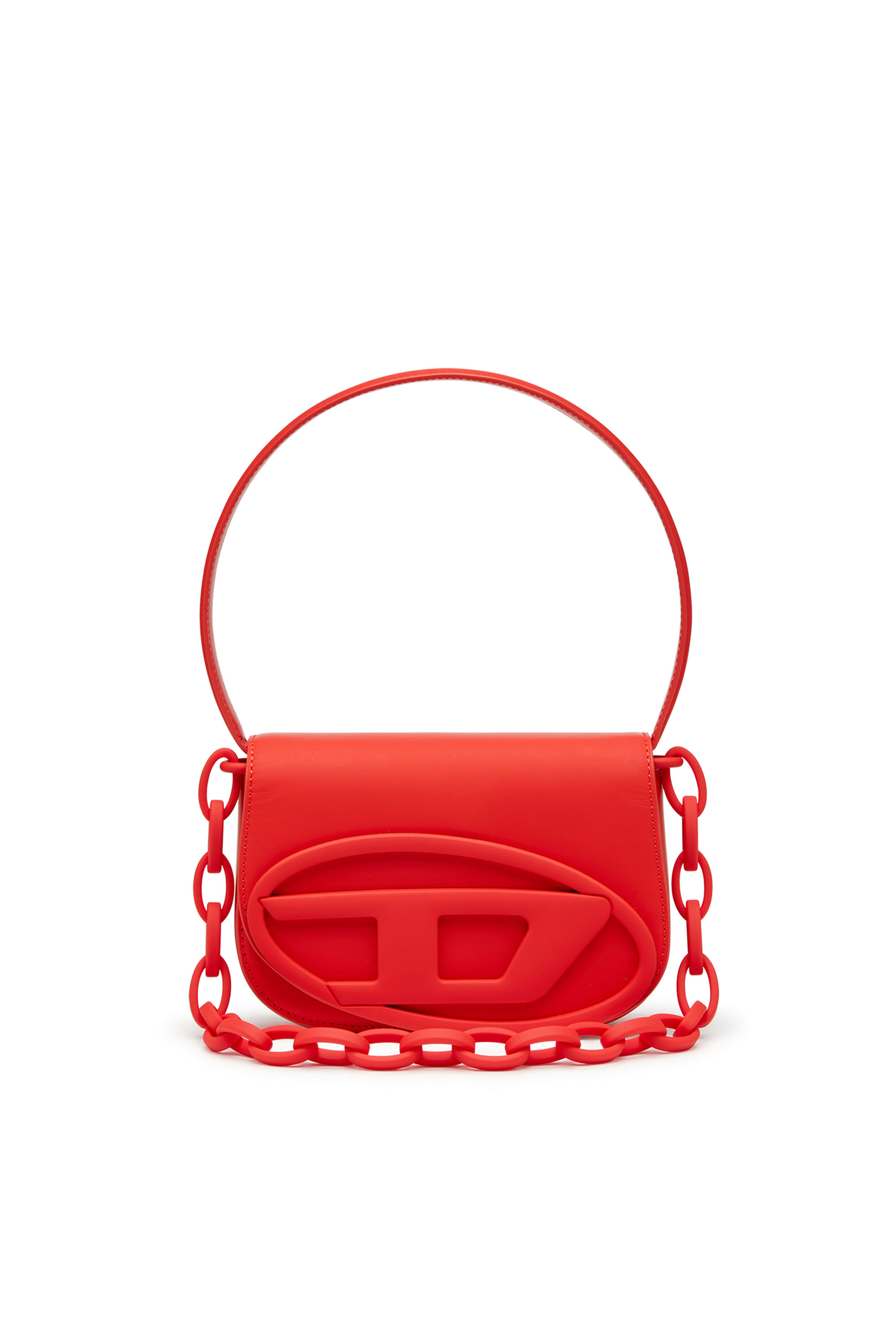 Diesel - 1DR, Female's 1DR-Iconic shoulder bag in matte leather in レッド - 1