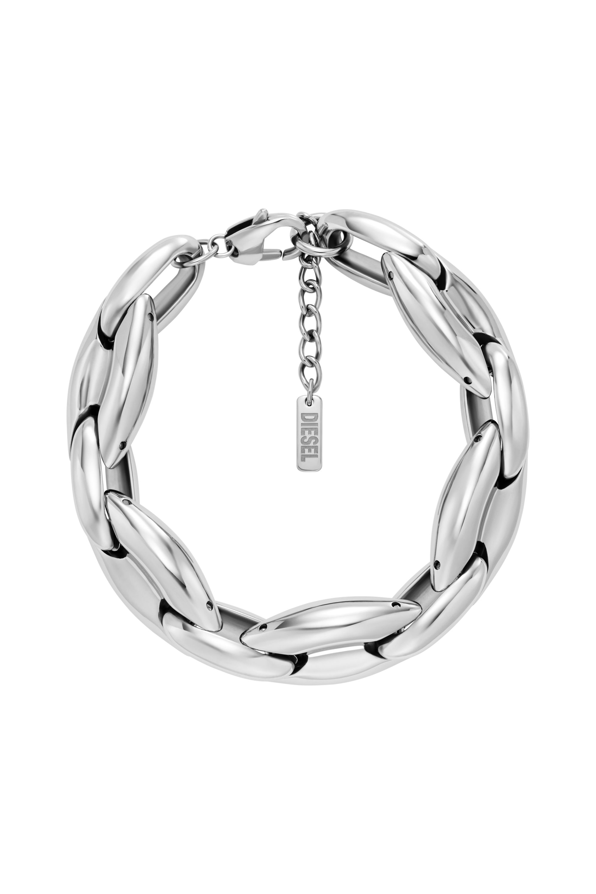 Diesel - DX1585040 JEWEL, Unisex's Stainless Steel Chain Bracelet in シルバー - 1