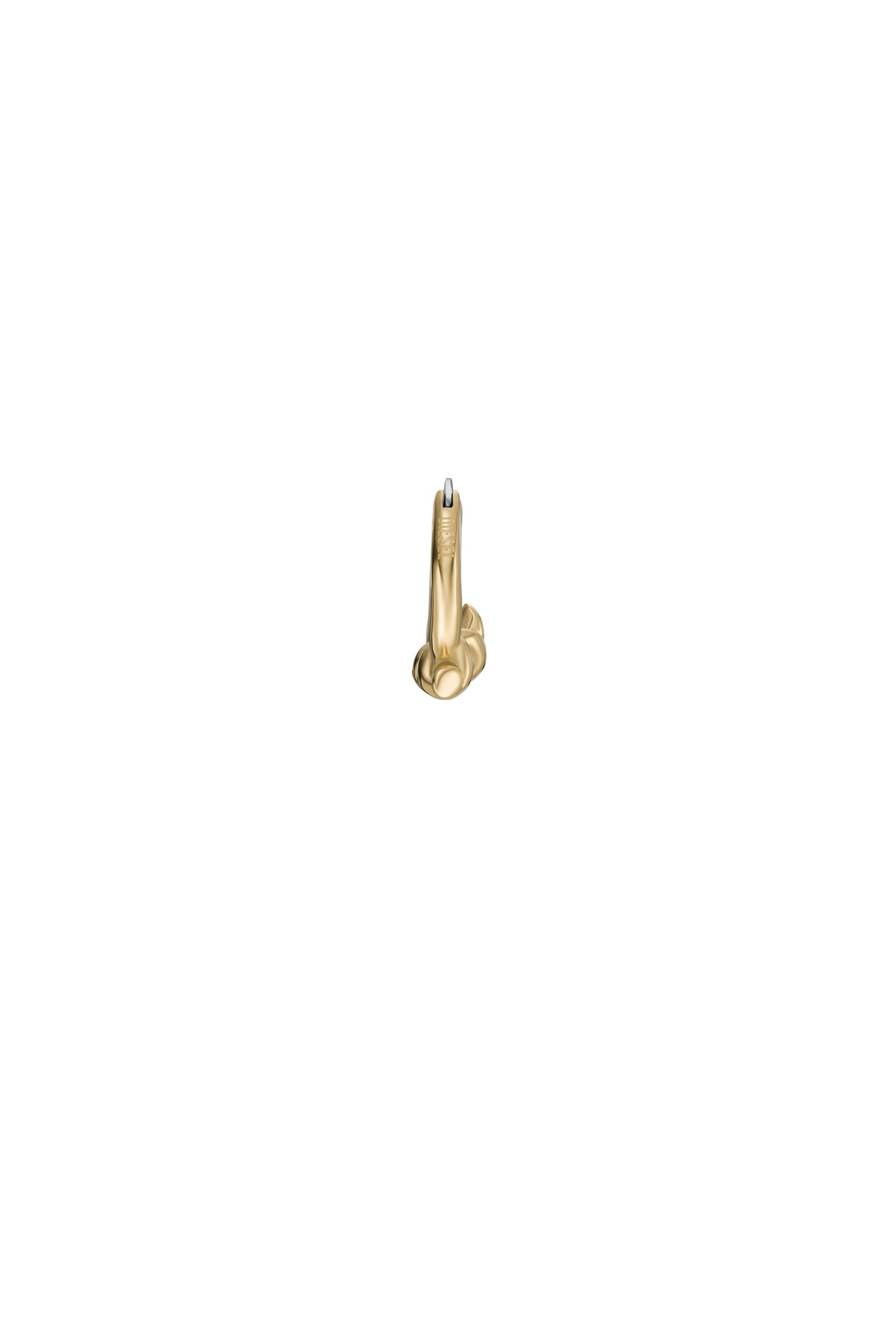 Diesel - DX1566710 JEWEL, Unisex's Gold-Tone Stainless Steel Hoop Earring in ゴールド - 1